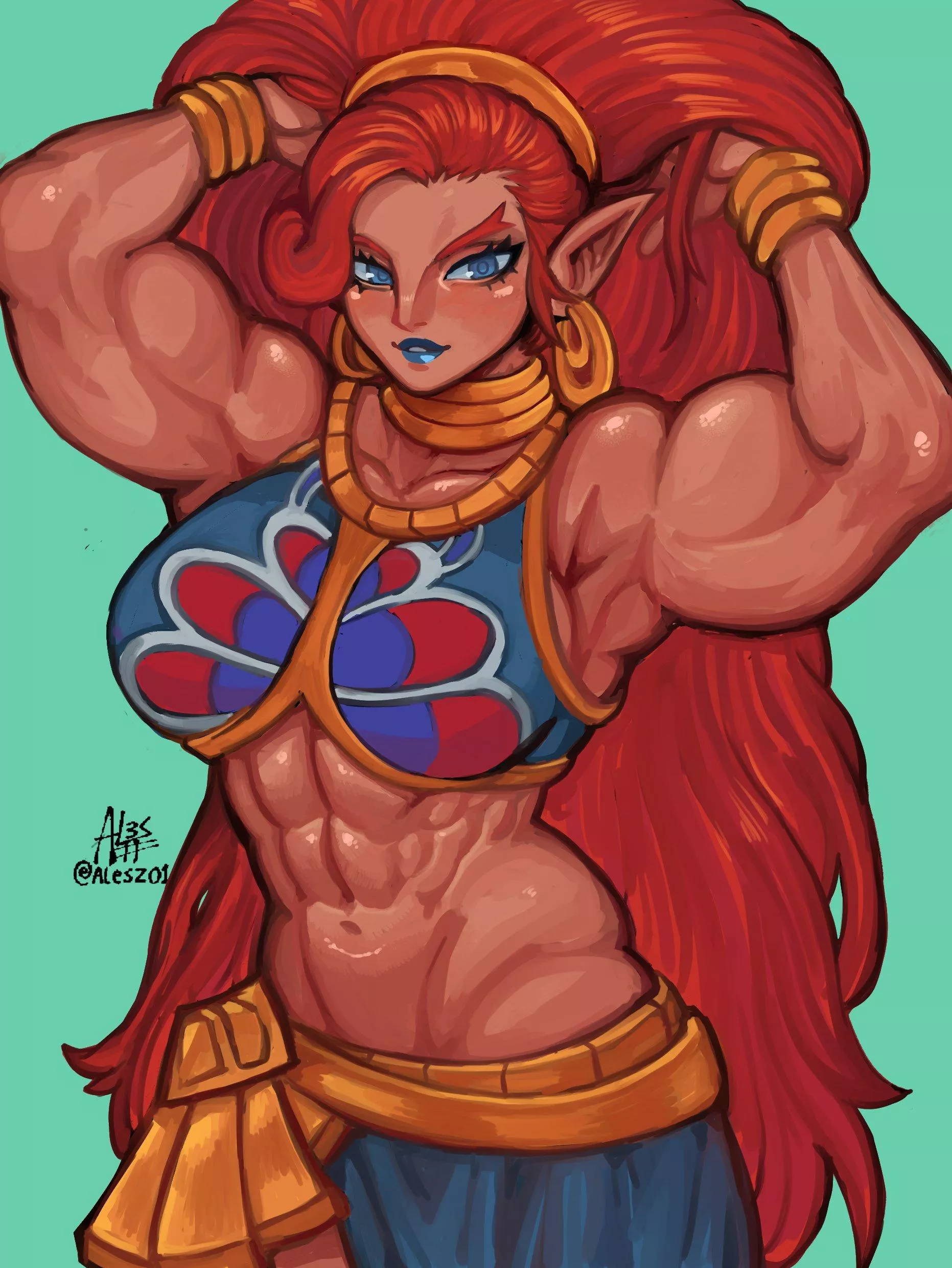 Urbosa.(@Alesz01)[Zelda]