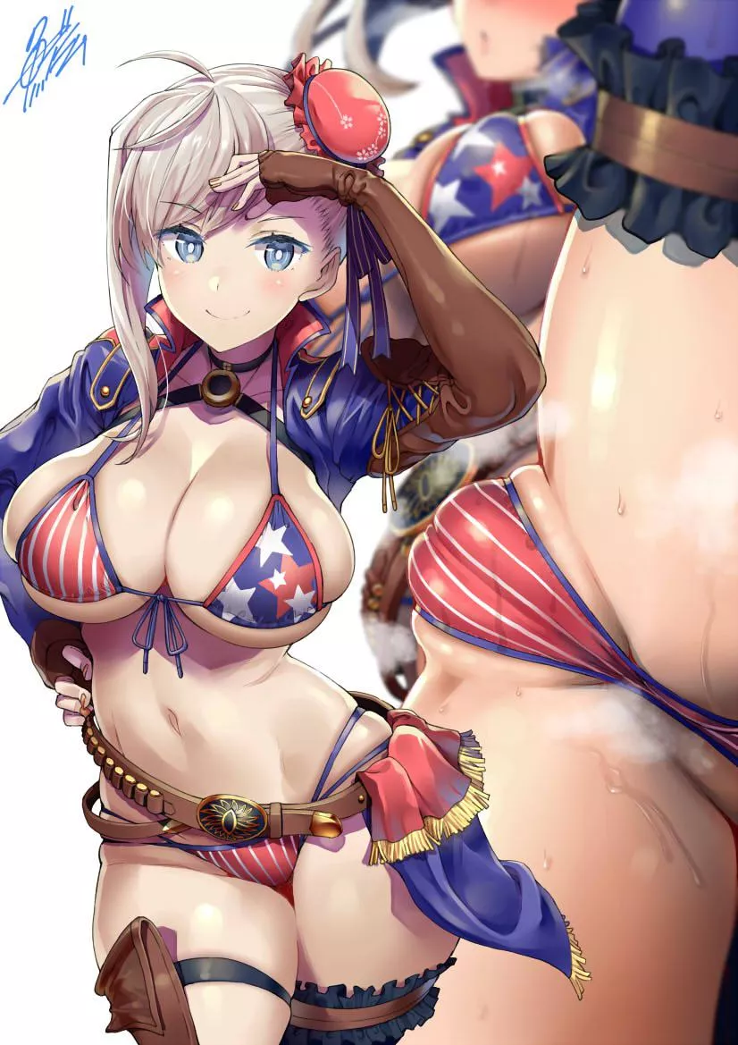 USA Bikini Musashi Miyamoto (Uodenim) [Fate Series]