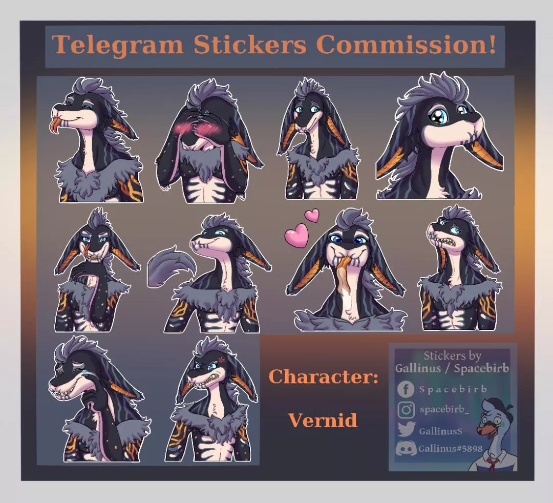 Vernid - Telegram stickers (by me)