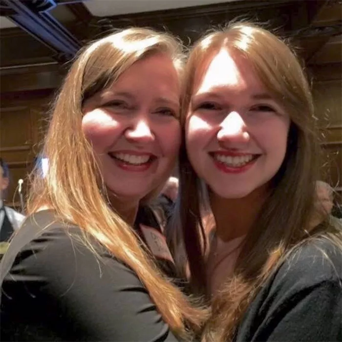 Very cute mom and daughter