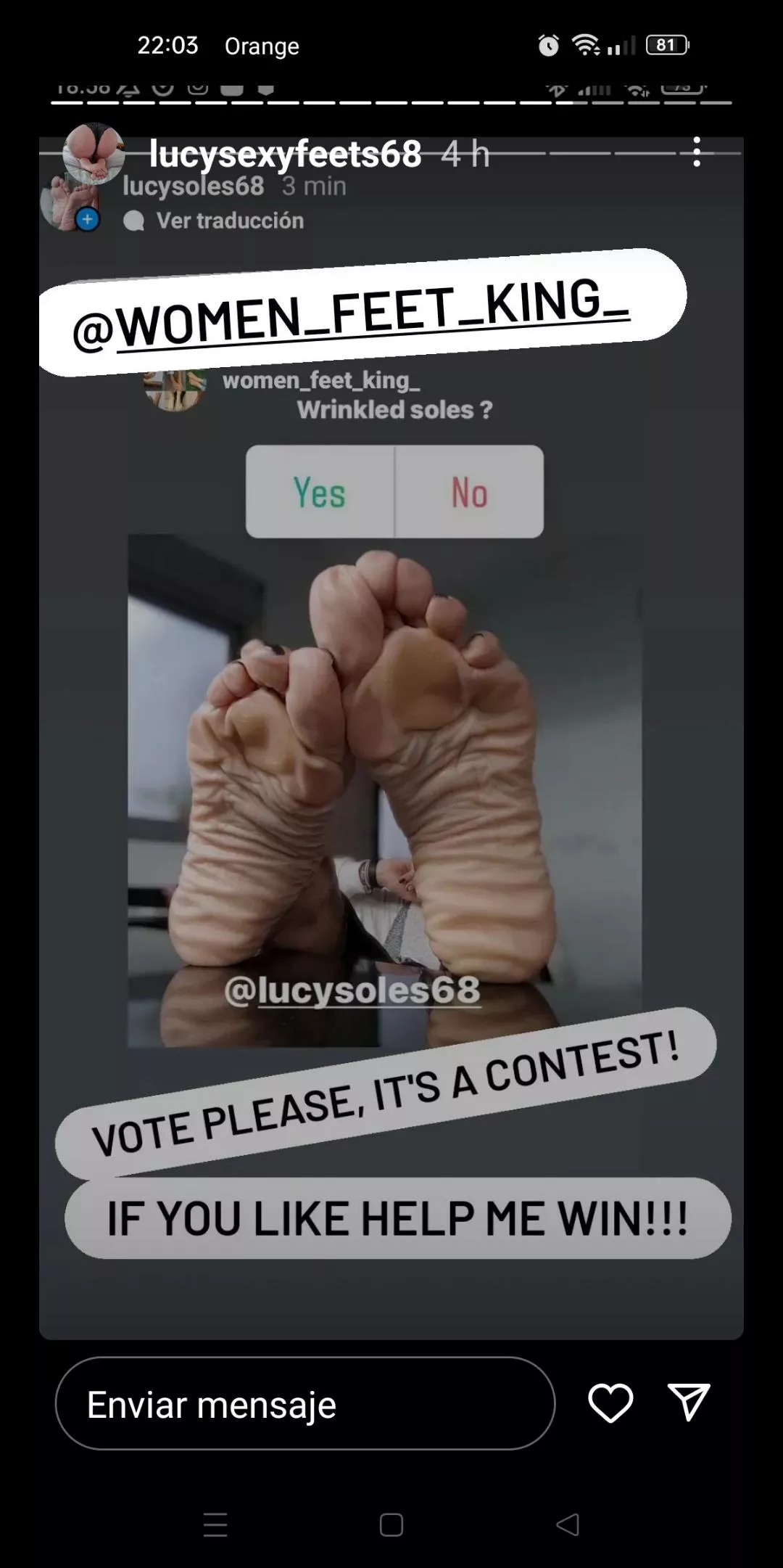 vote for me lucysoles68