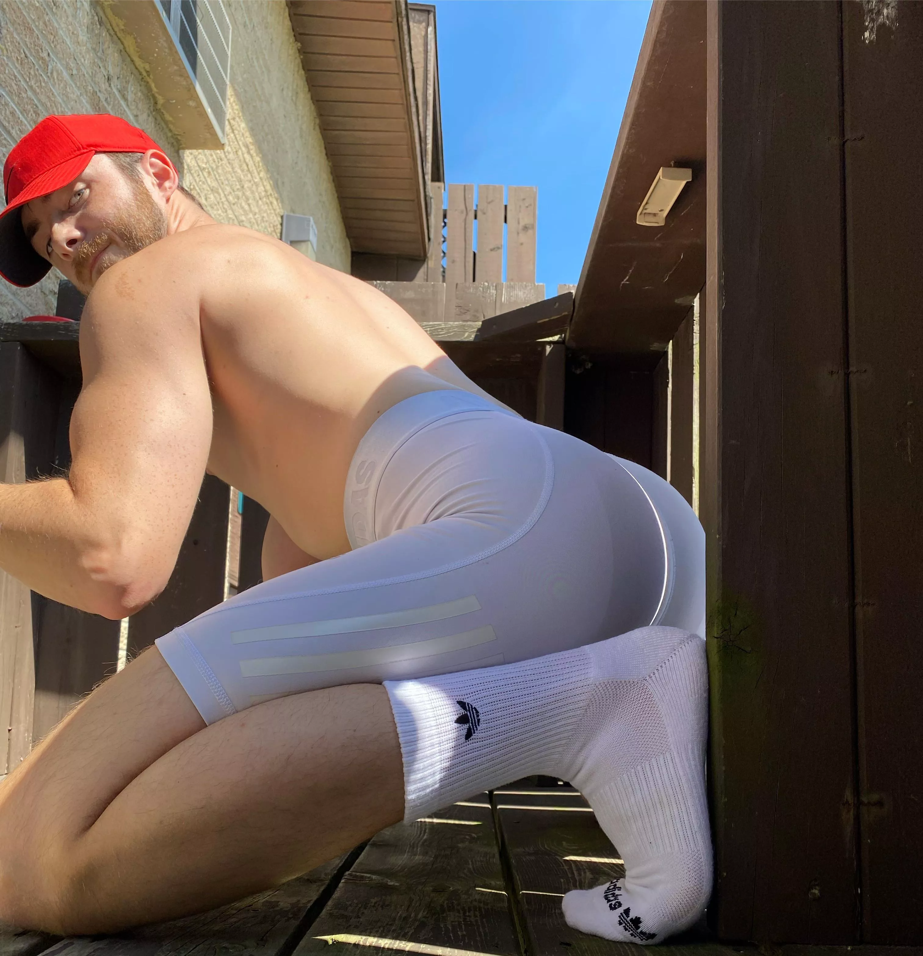 wanna show you my new adidas compression shorts