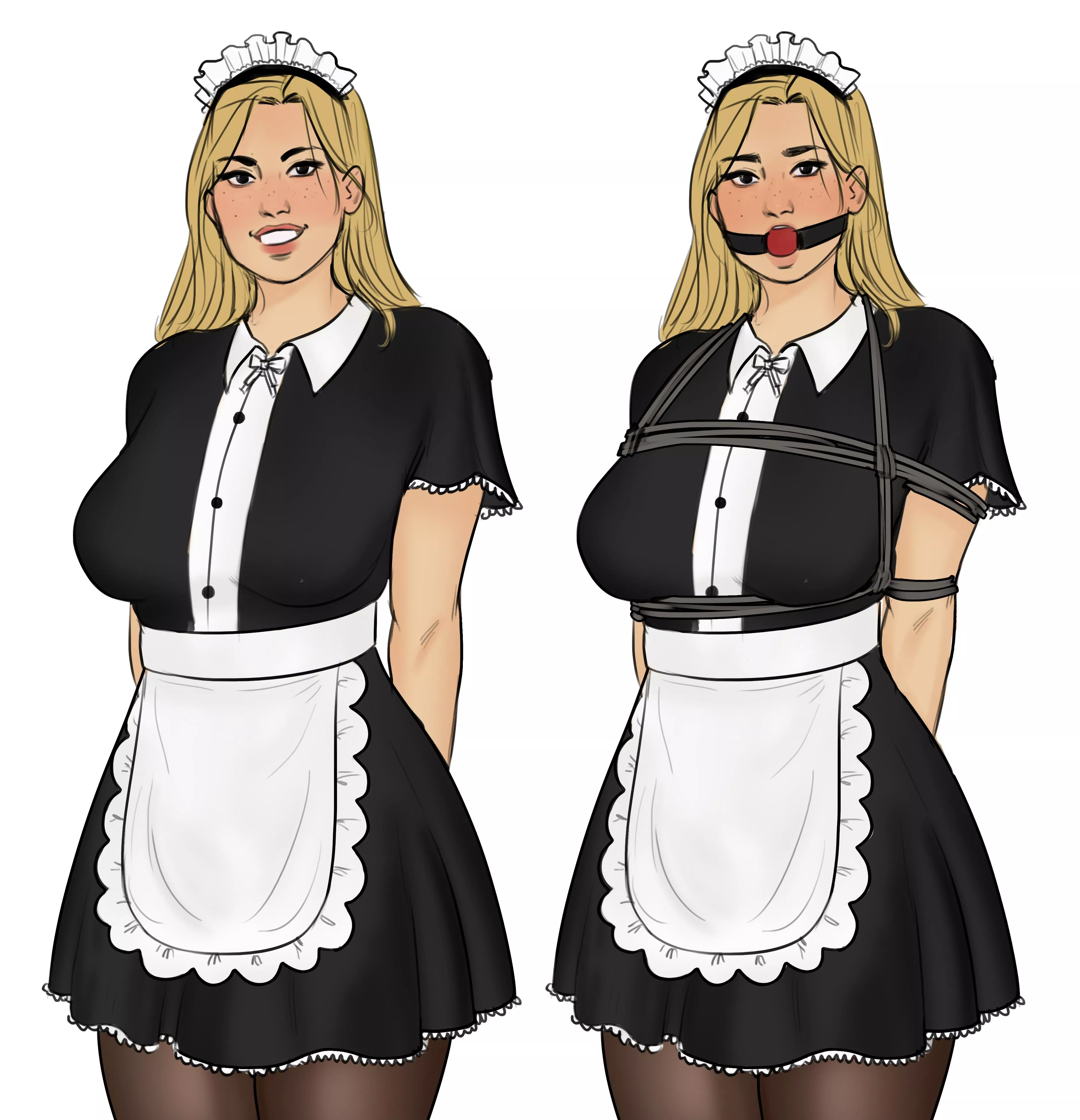 War Cleric Maid Bondage by The Smutty Rogue