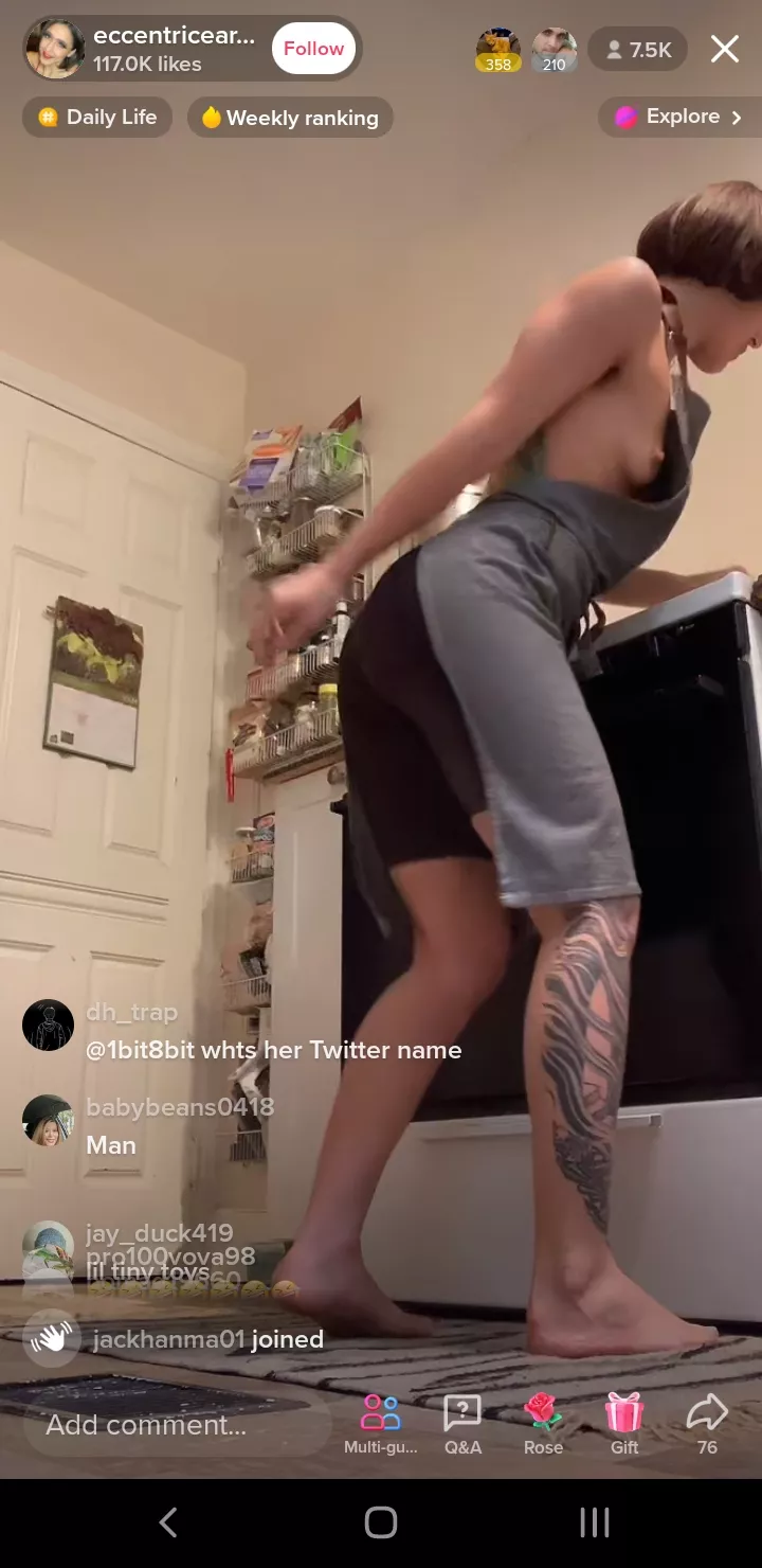 was on tik tok live