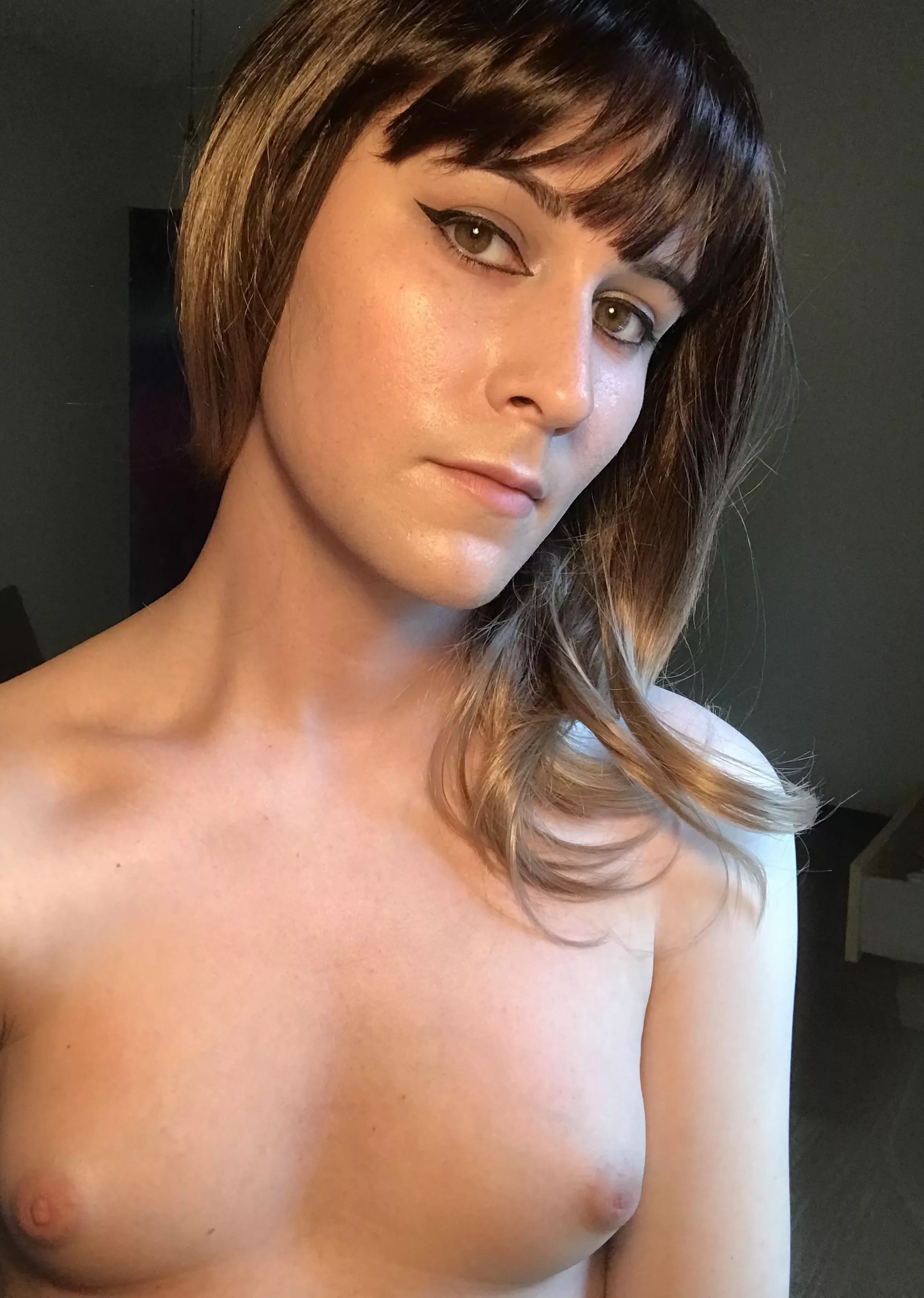 Was told I pass better with my tits out