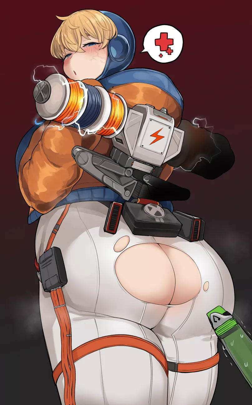 Wattson Battle Damaged Needing Healing (Chamchami ) [Apex Legends]