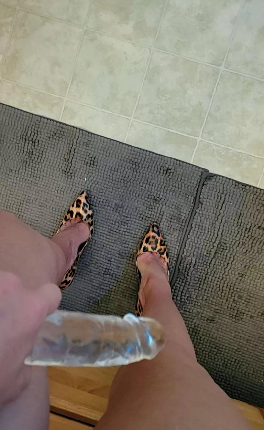 Wearing heels even when it's just (f)or me..