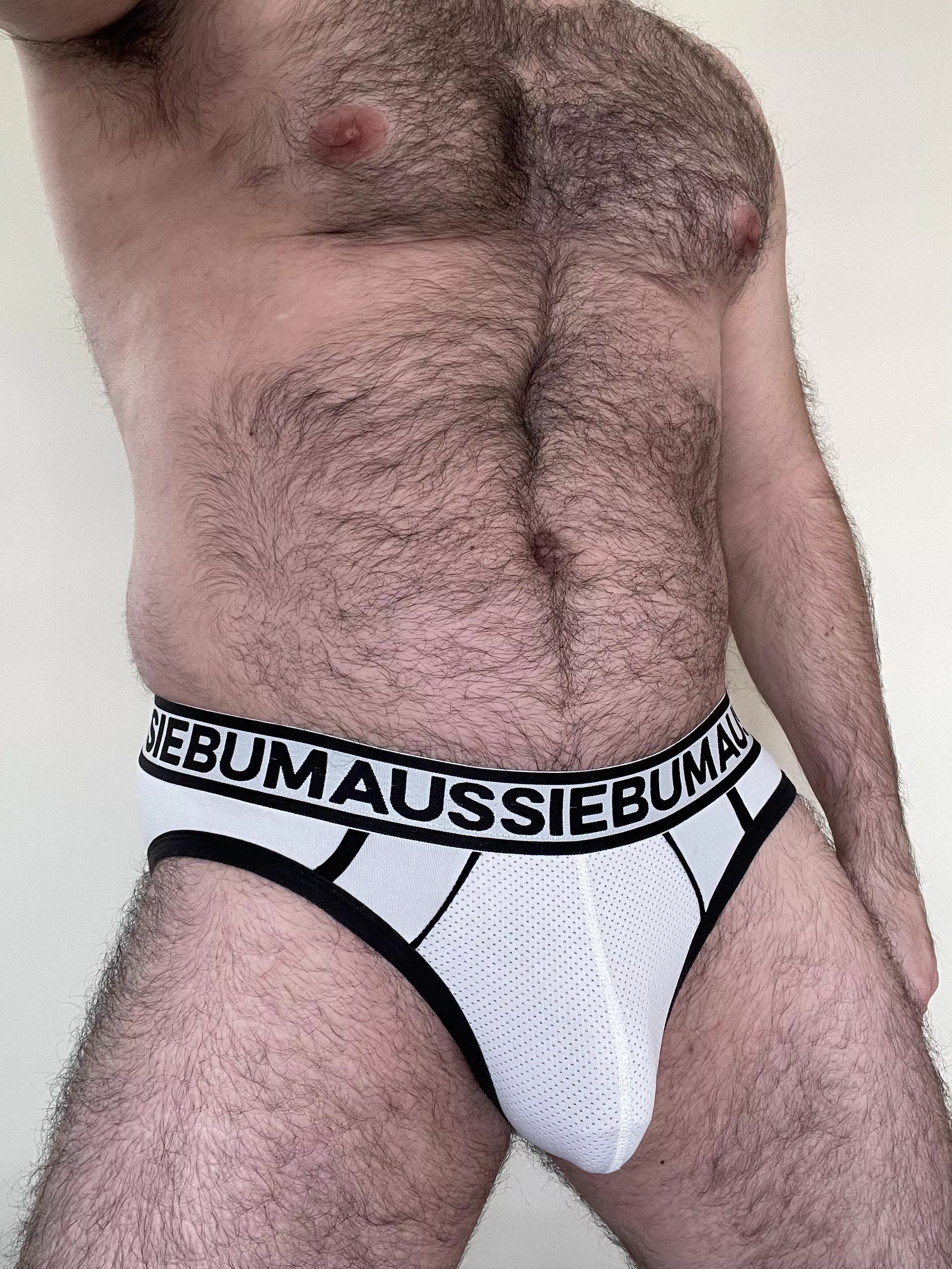 Wearing my favourite briefs…for a few minutes 😅