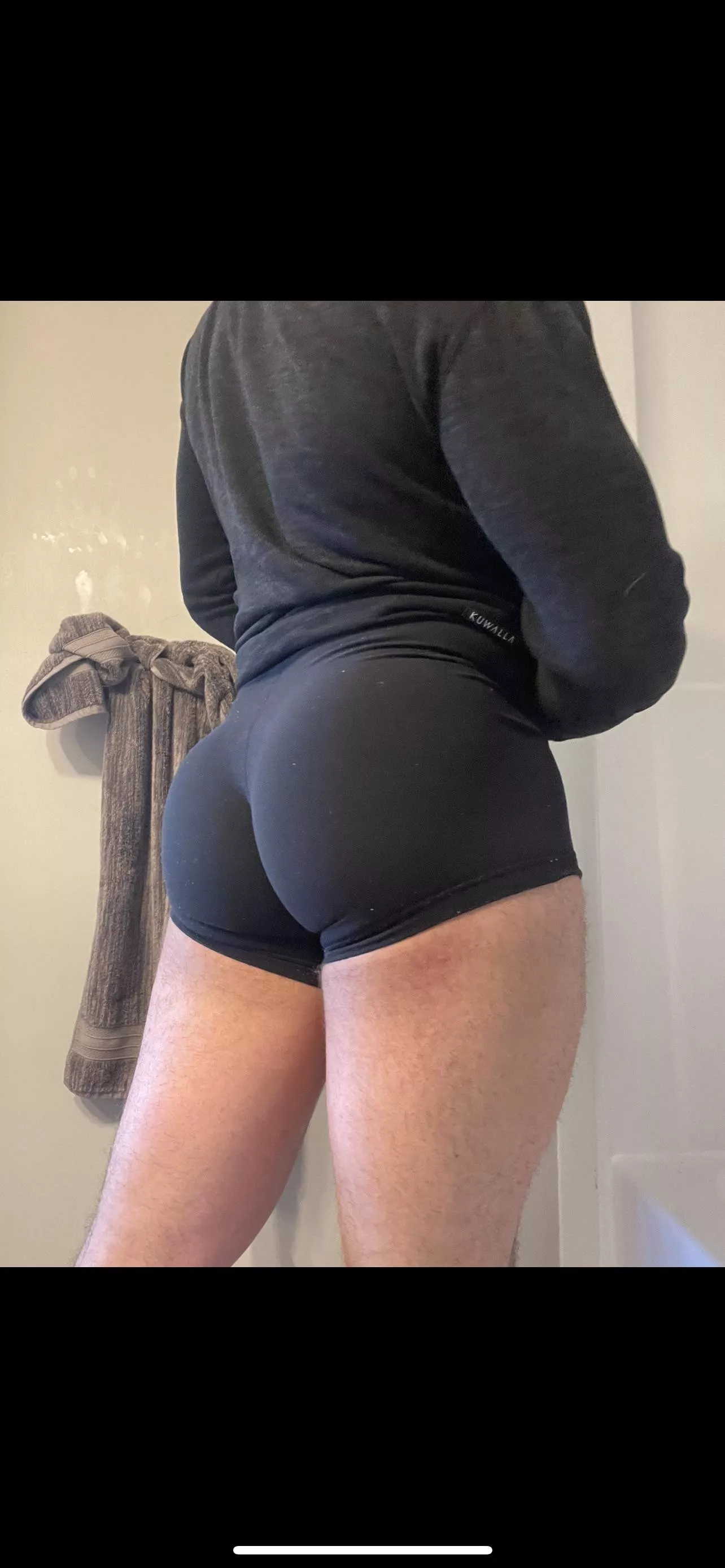 Wearing my tight spandex for you