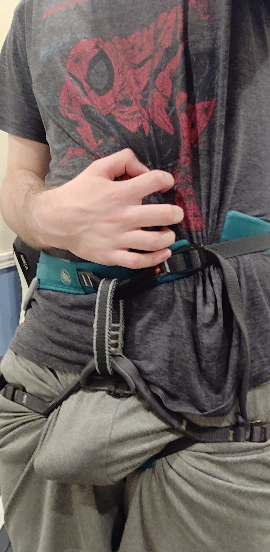 Wearing these shorts with my harness has quite the side effect