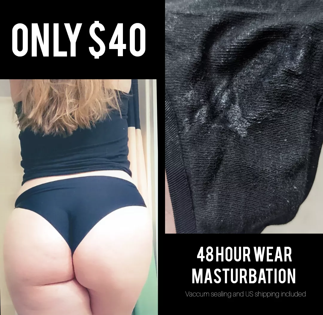 ❤️💙WEEKEND SPECIAL💙❤️ [Selling] Black nylon cheekiest with 48 hour wear and masturbation. ONLY $40. DM or KIK M3GNIFIC3NT to claim