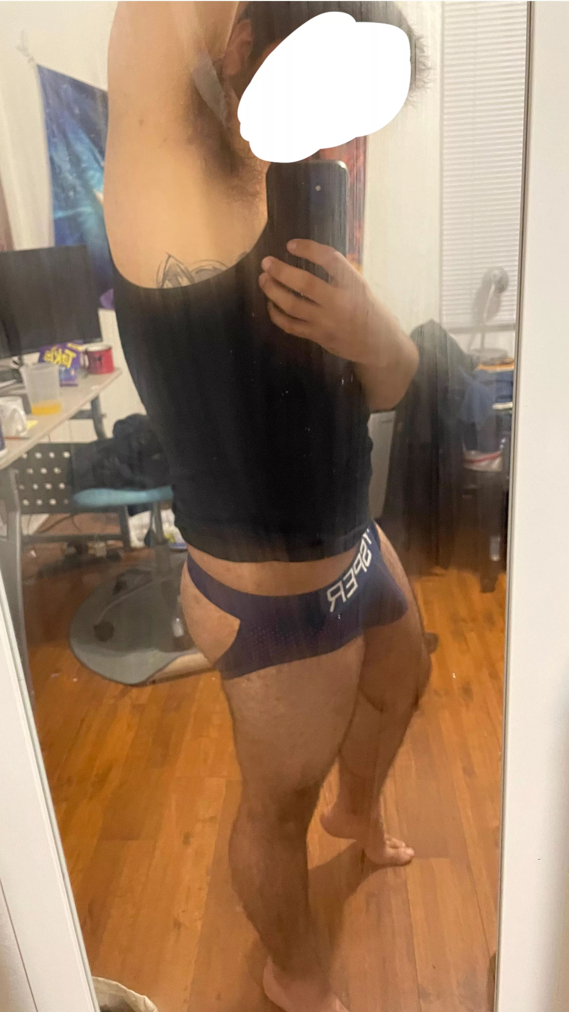 Went to work wearing this—my lucky 😏 underwear