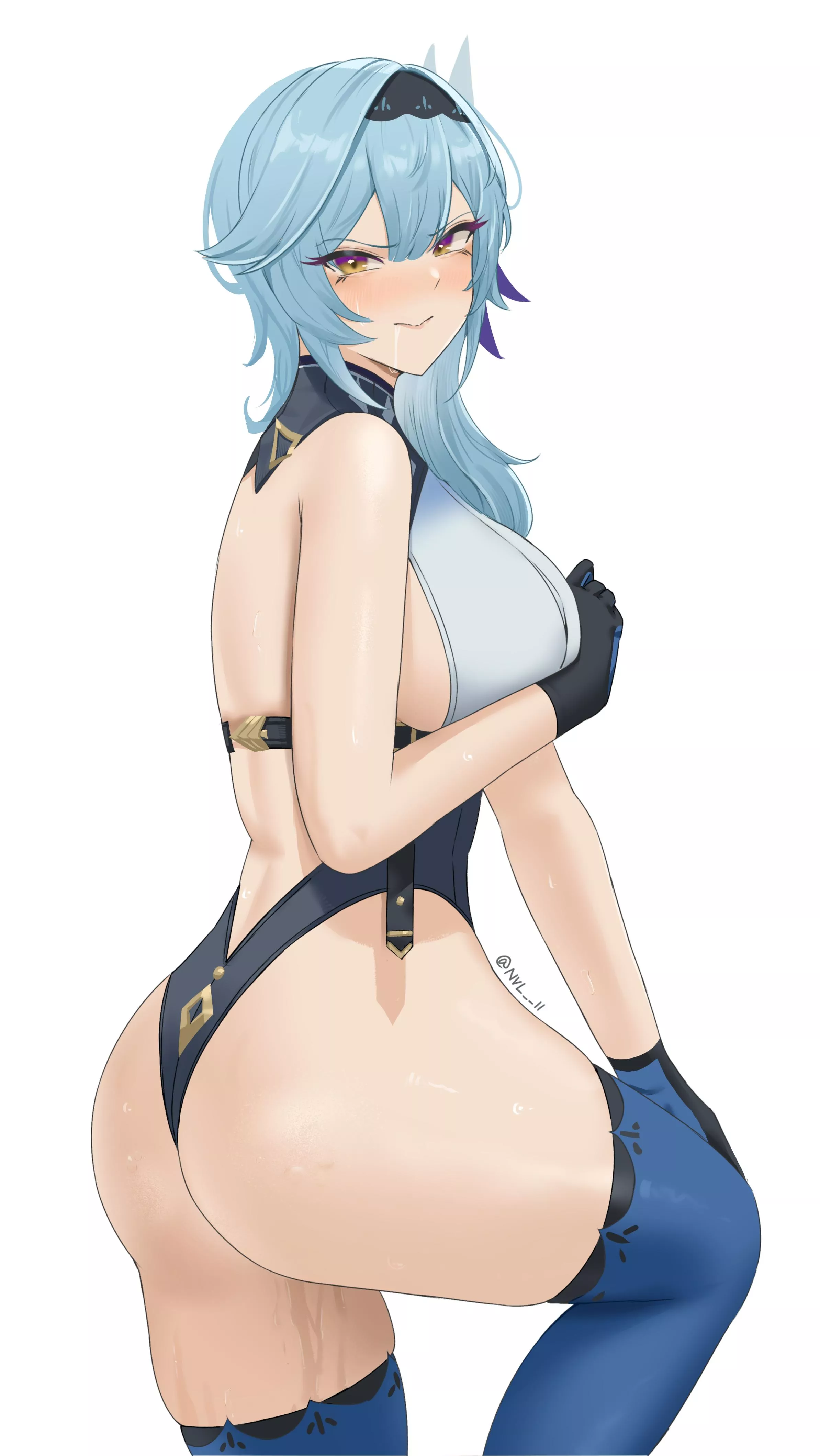 Wet Eula [Genshin impact] by (nvl)