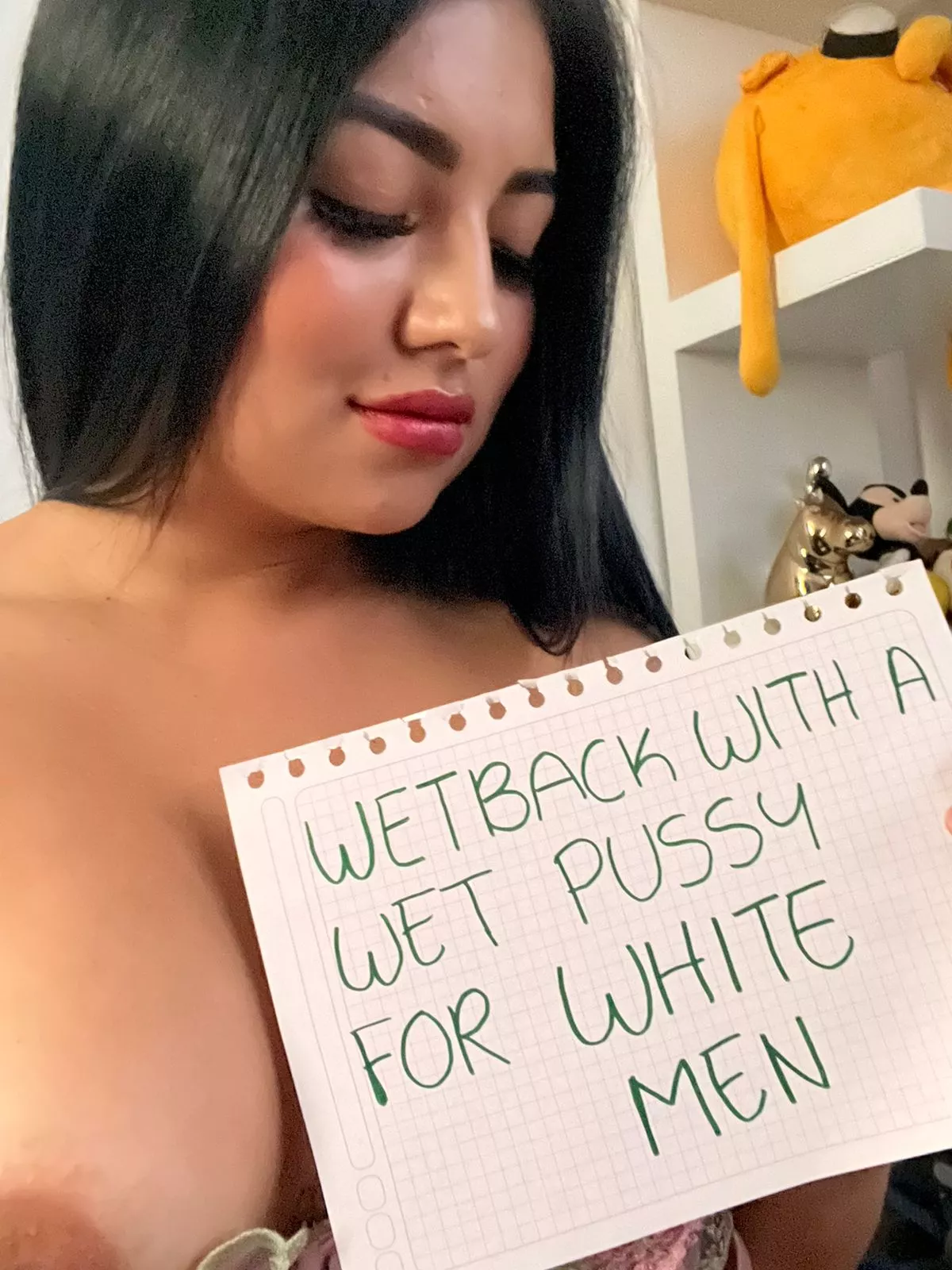 Wet Latina Pussy for White Men