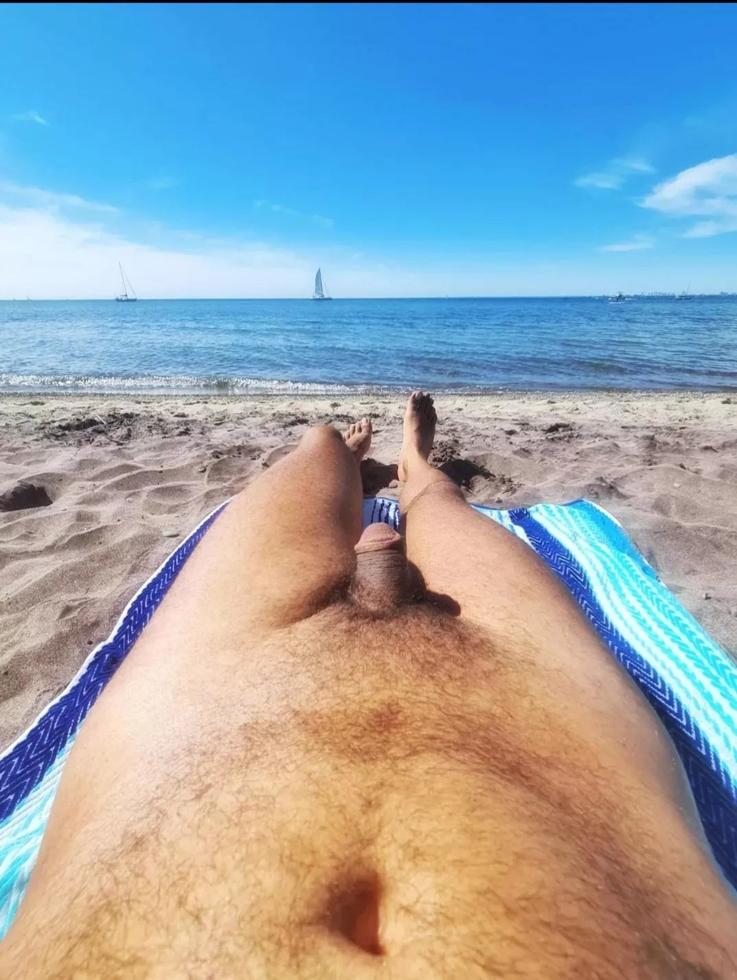 What a perfect weather to go to the beach. Would you like to join? (m)