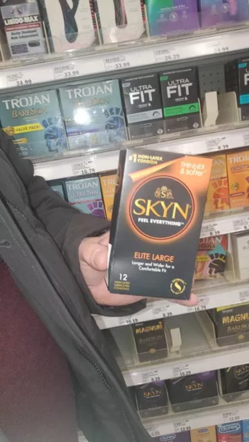 What do you do when you have a sexy, hot, long, holiday weekend and you have fucked so much you ran out of properly sized condoms? You send hubby to the store to buy more which also gives you some sexy alone time with your boyfriends :) [oc]