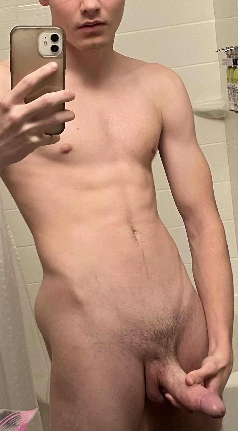 What do you like more? My abs or my cock??