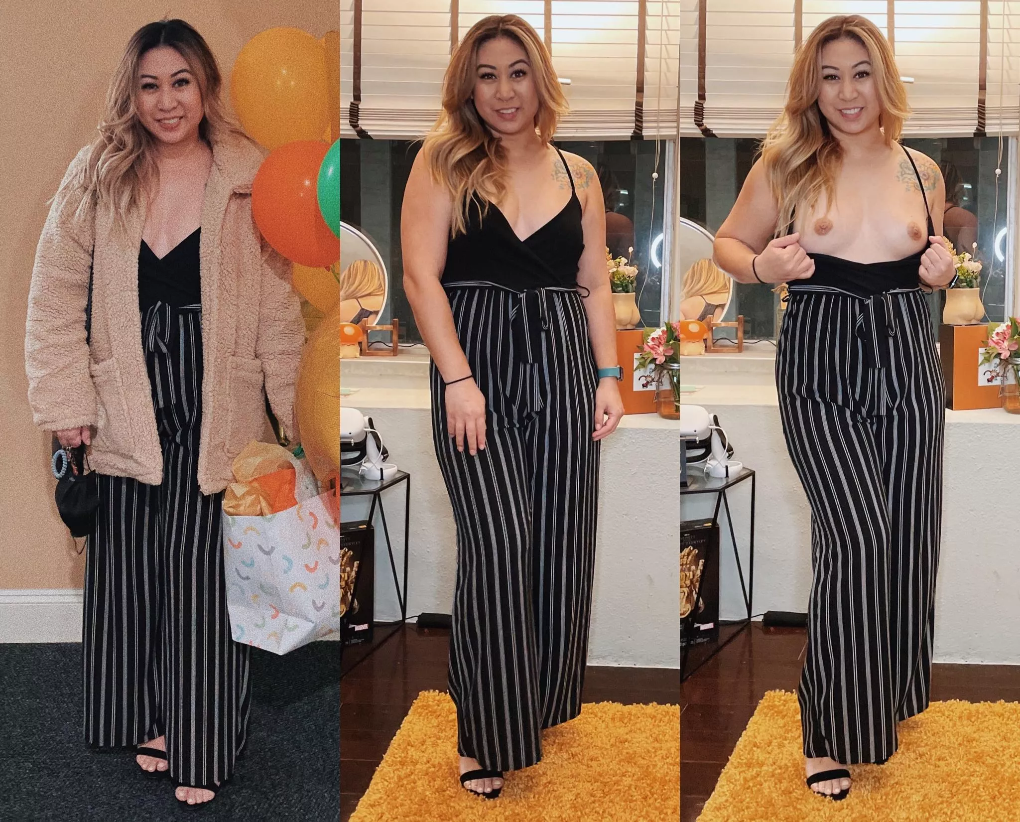 What do you think about the outfit I wore to my birthday dinner?