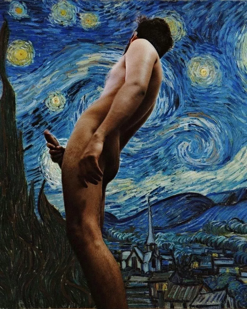 What is better than standing naked under The Starry Night? âœ¨