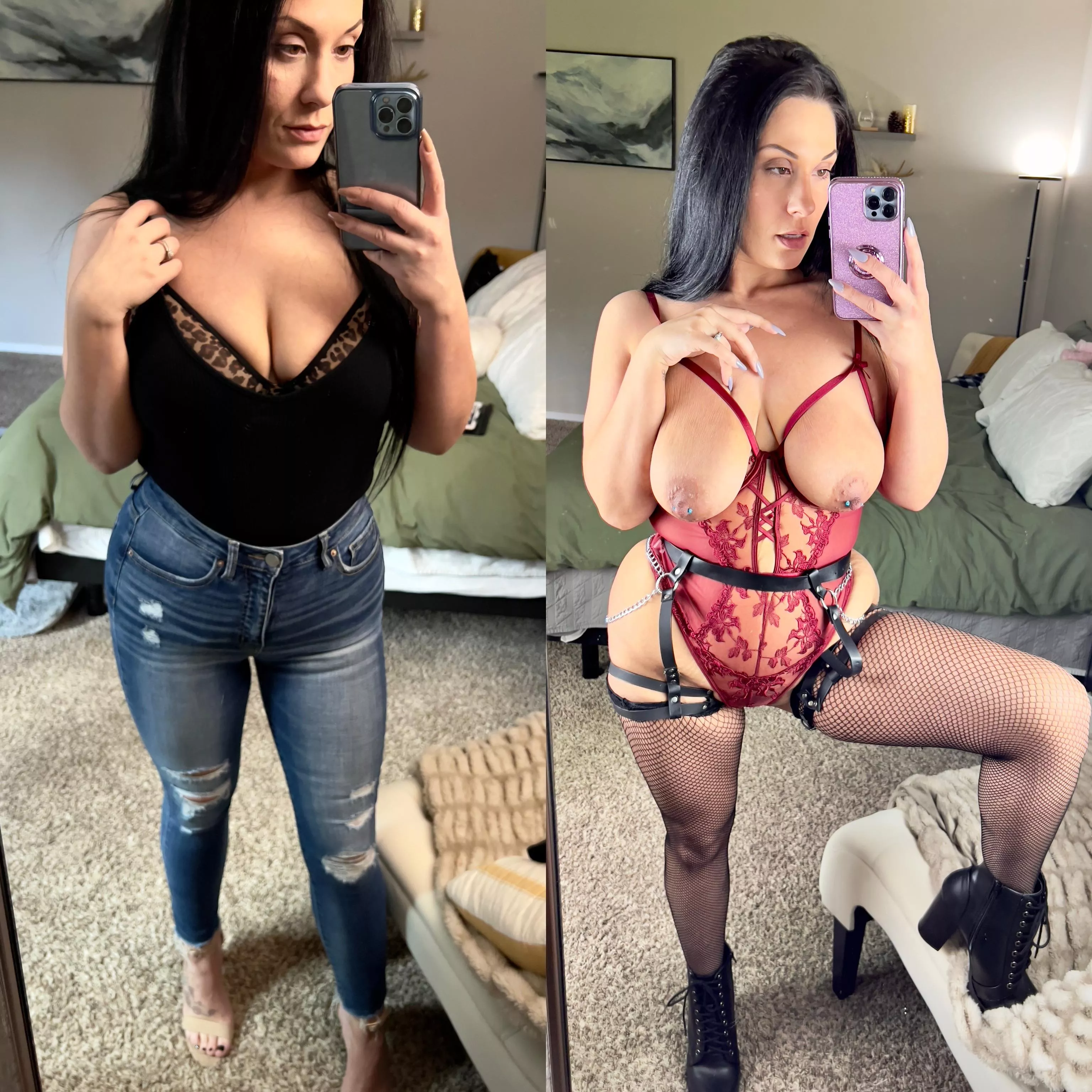 What my work sees VS what r/Busty sees. Which do you prefer?