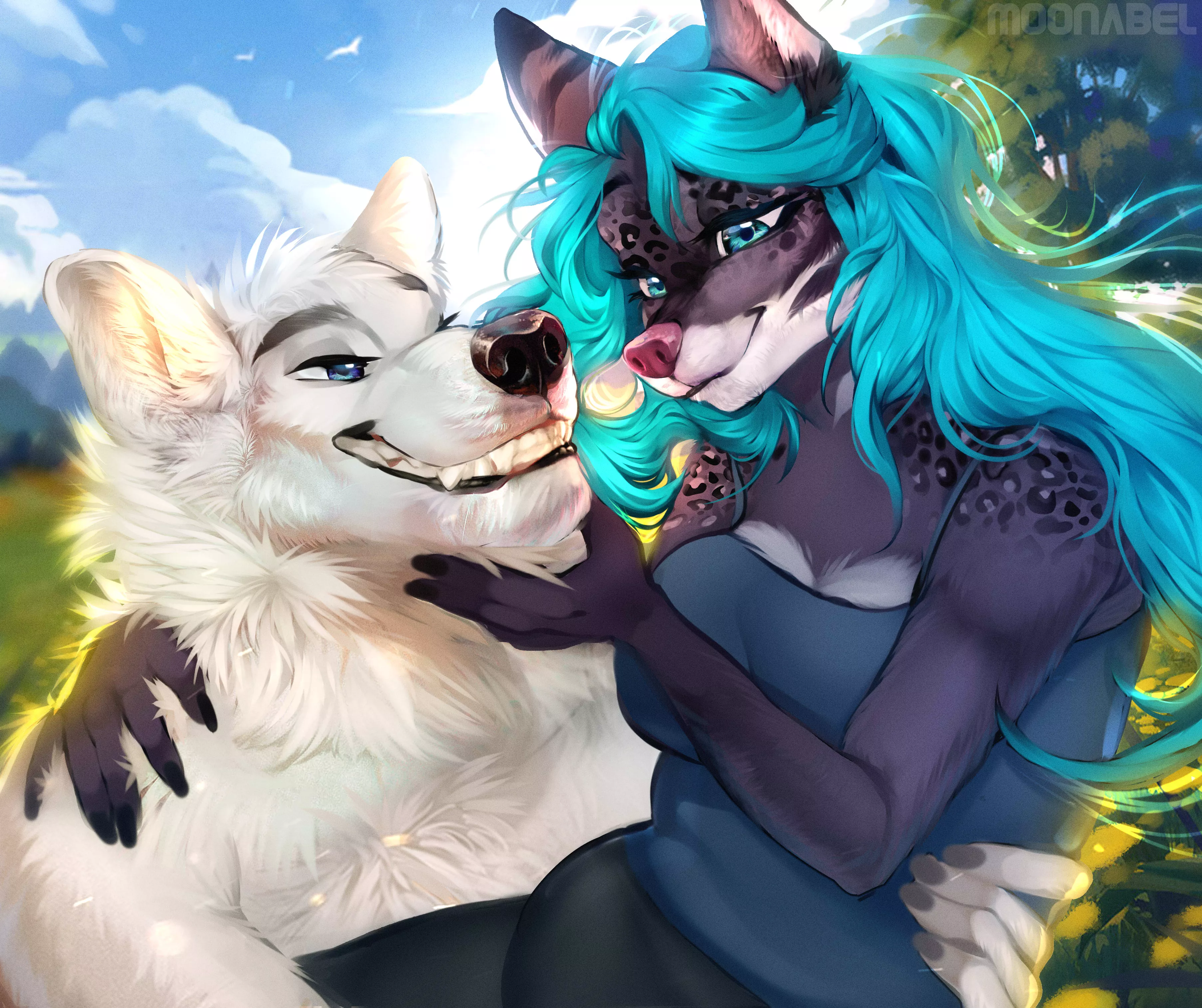 whats your favorite place to go on a date? <3 Commission done! artwork by me , moonabel on FA