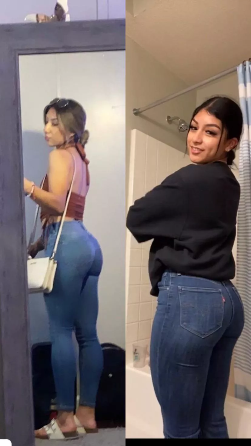 Which ass in jeans is getting pounded first? Whereâ€™s the load goin?