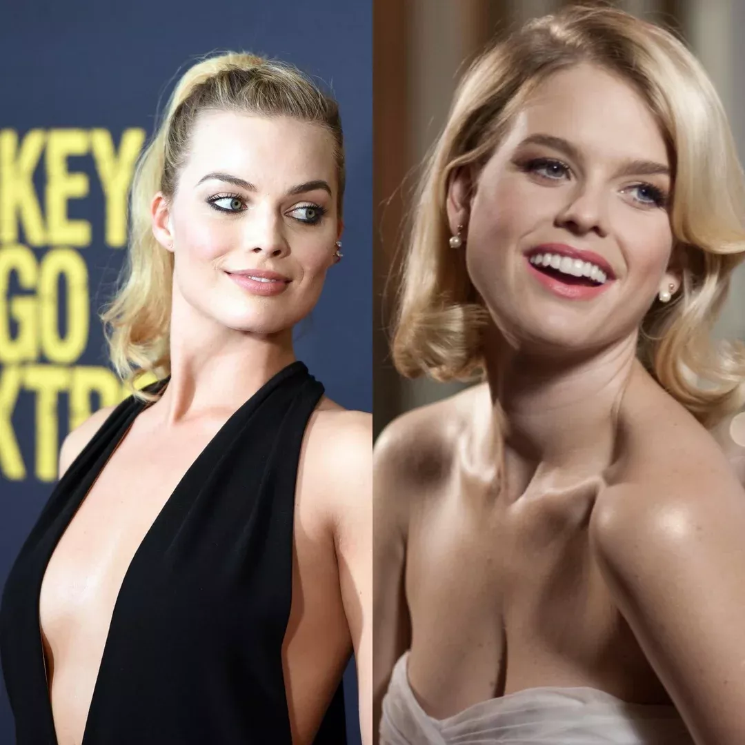 Which one would you pick to share with a buddy for double penetration? Margot Robbie or Alice Eve? Explain why in the comments.