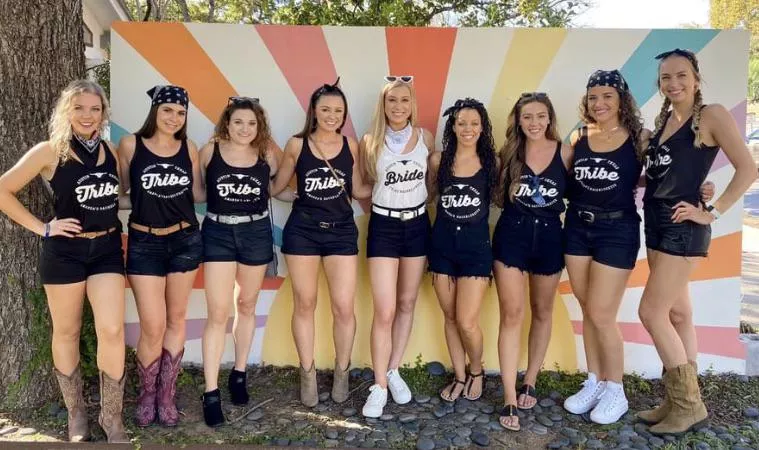 Which two members of this â€œbride tribeâ€ are coming home from the bar with you? Who gets used and how? Who gets the cum? Comment below