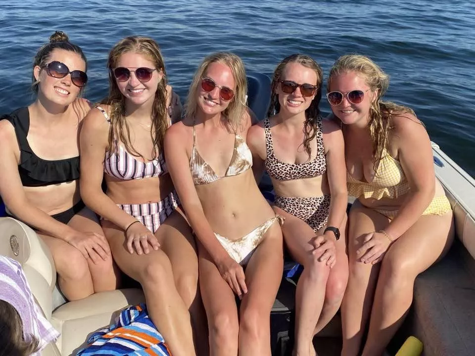 Which wet boat cutie is getting your cock?