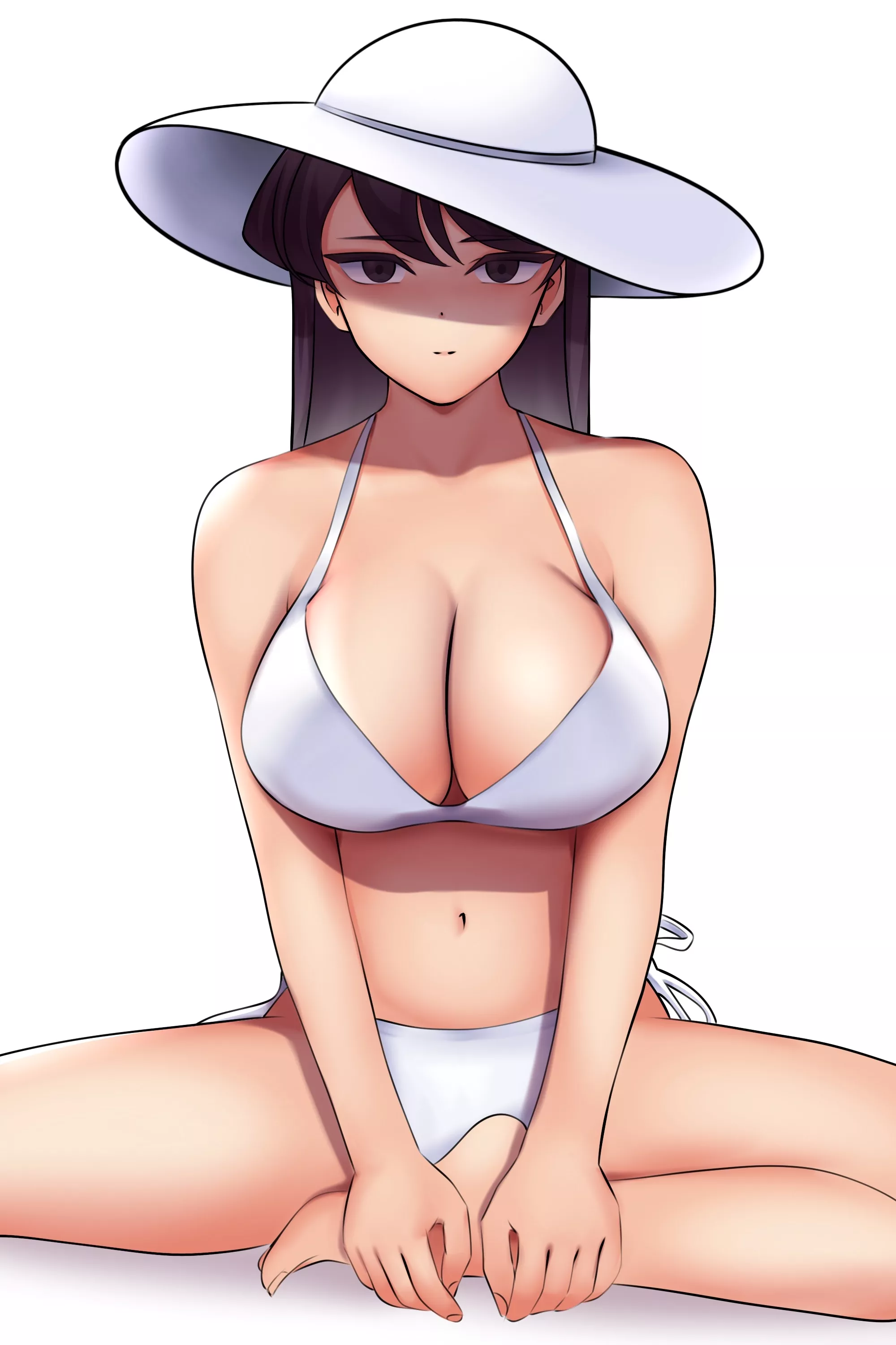 White Bikini Komi (atjane ) [Komi Can't Communicate ]