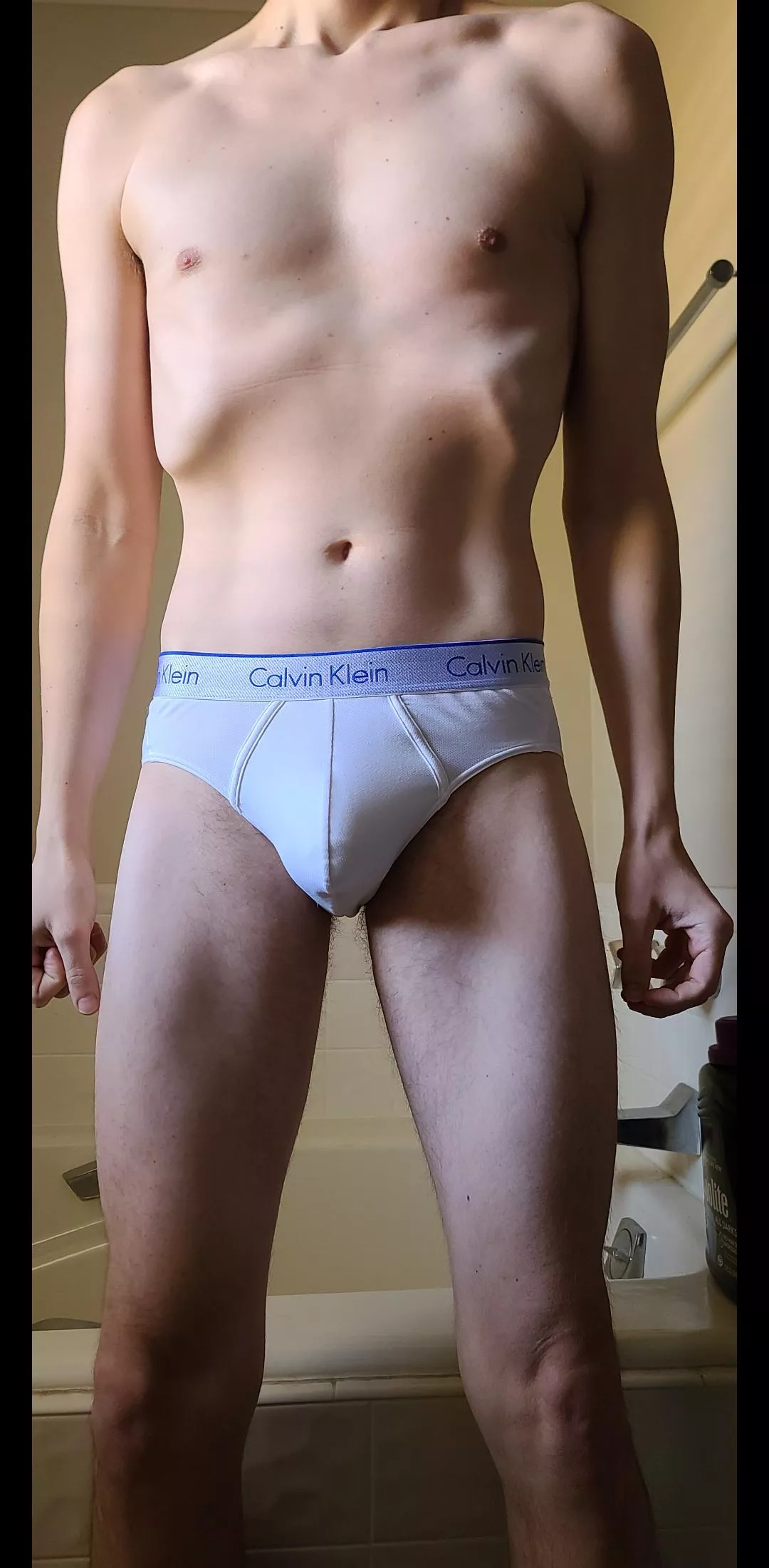 White briefs>anything else