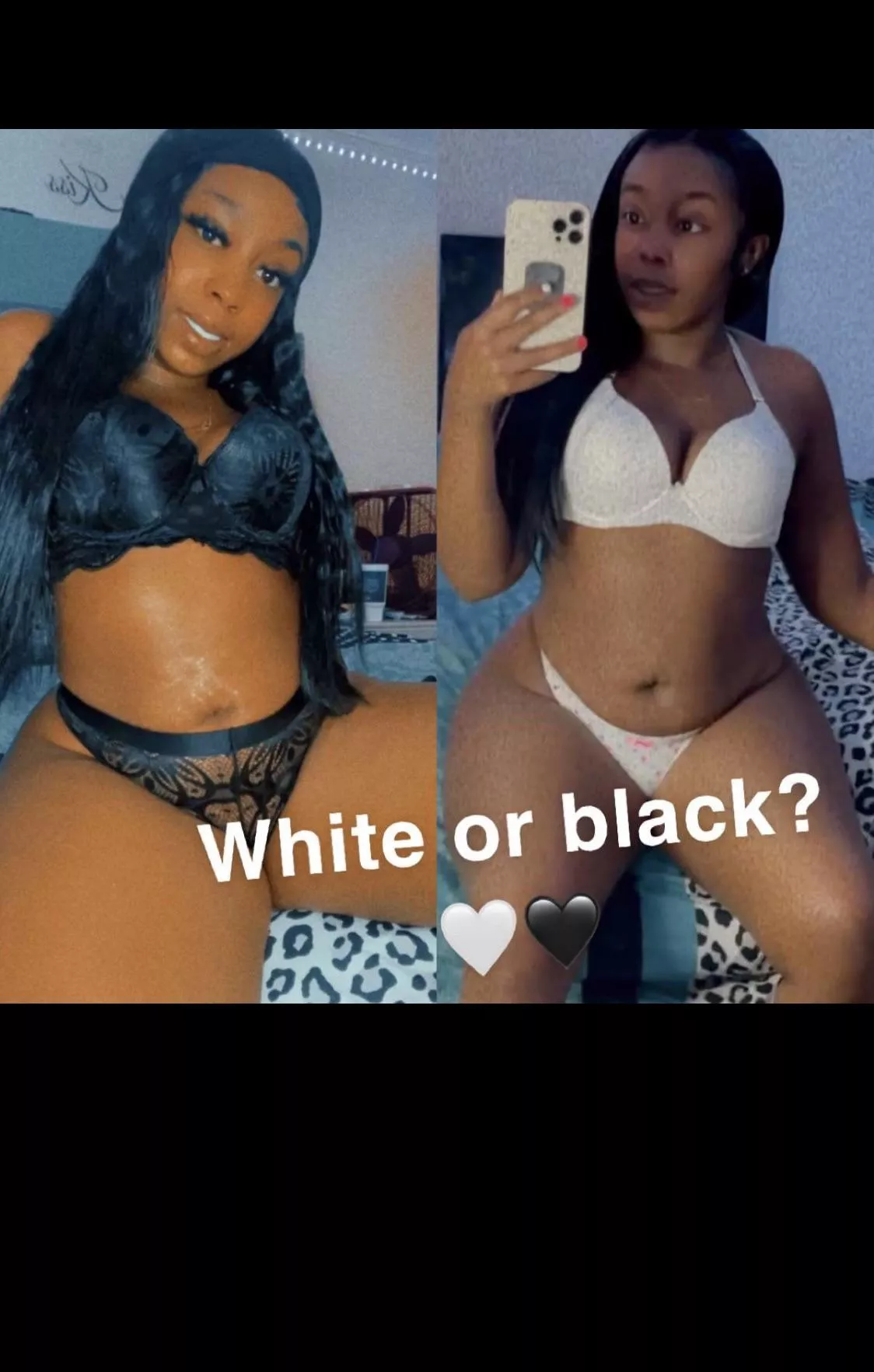 White or black?