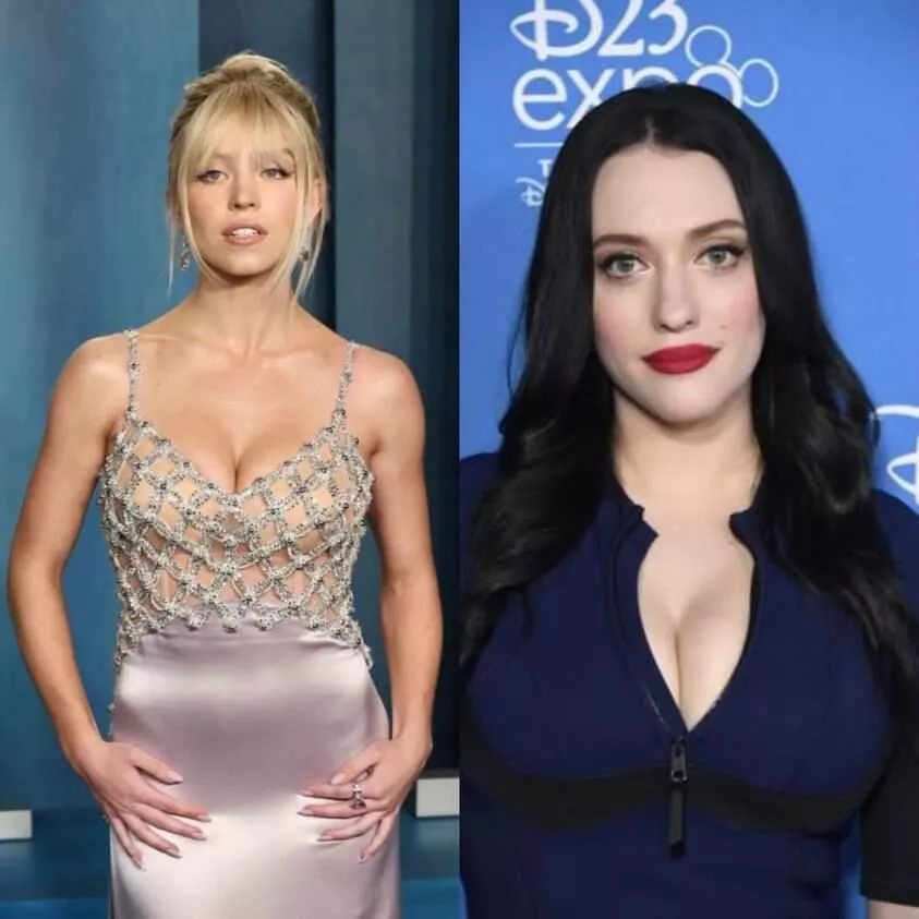 Who do you think has bigger boobs between Sydney Sweeney and Kat Dennings?