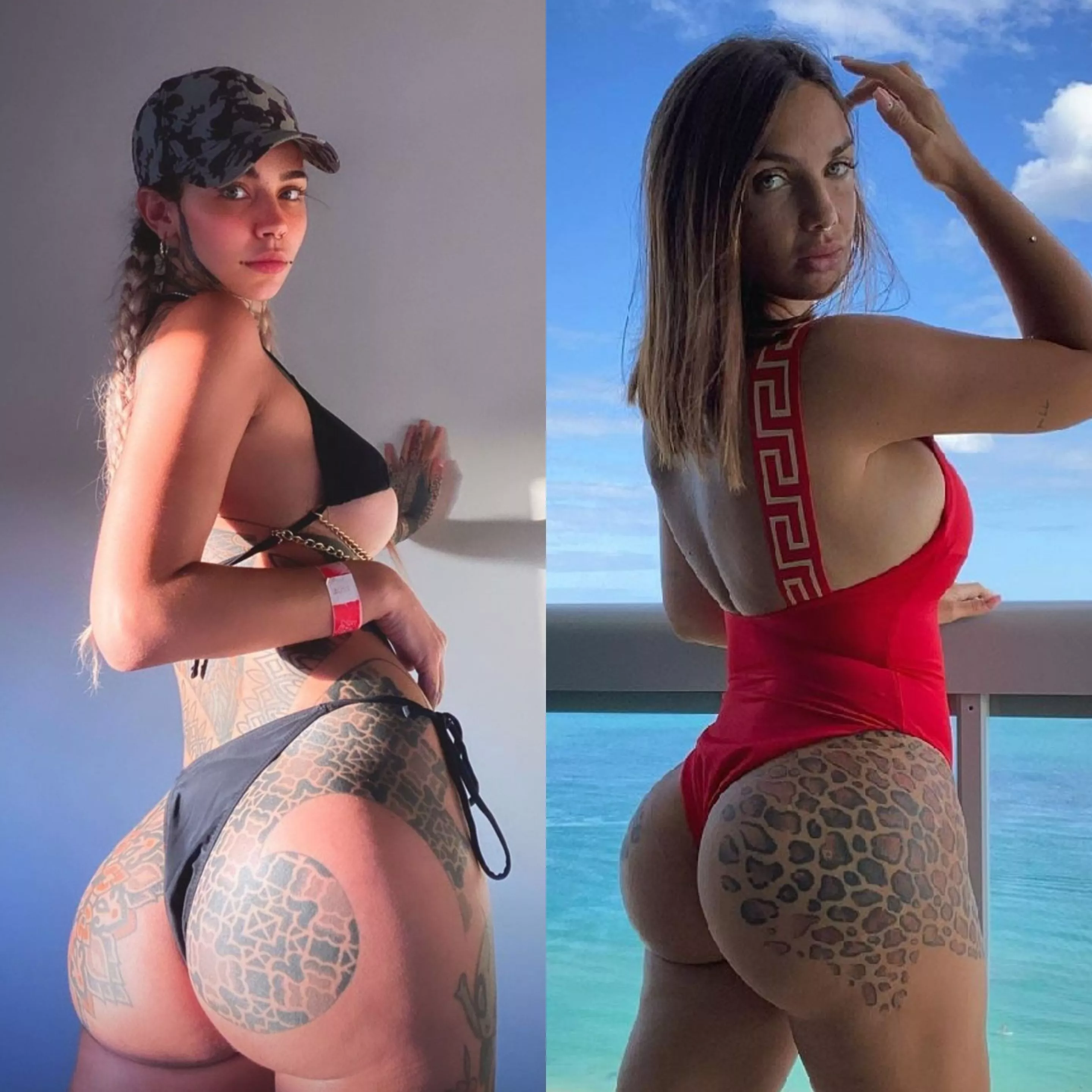 Who has the biggest ass? Fishball or Elettra Lamborghini?