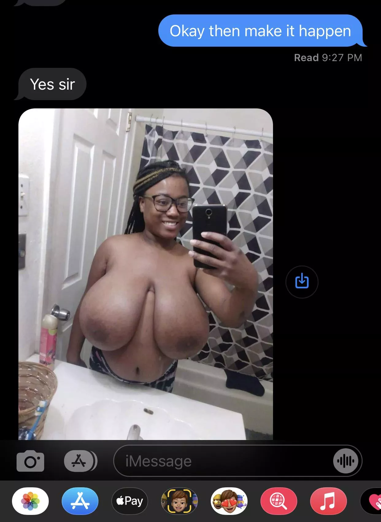 Who like my wife big titties?