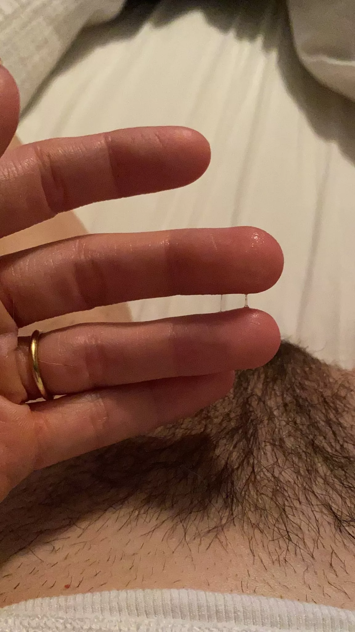 Who likes this hairy and wet pussy?