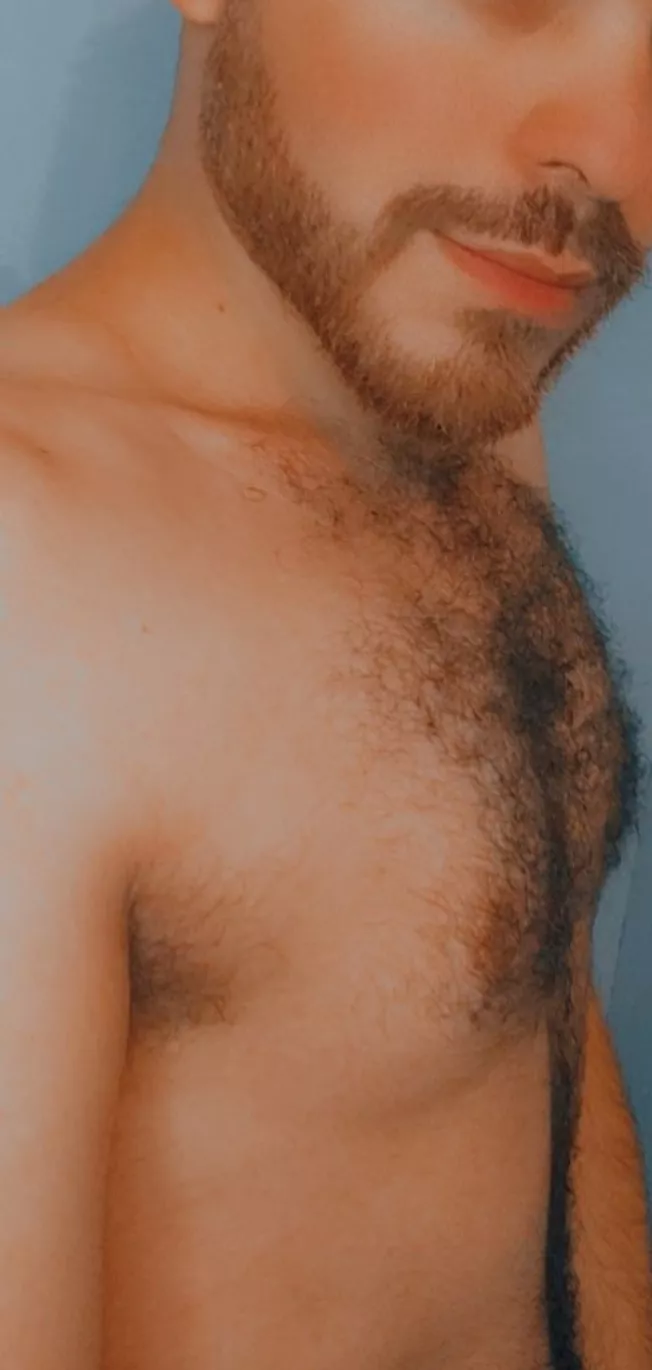 Who wanna lick my hairy body? 🧔🏻🔥