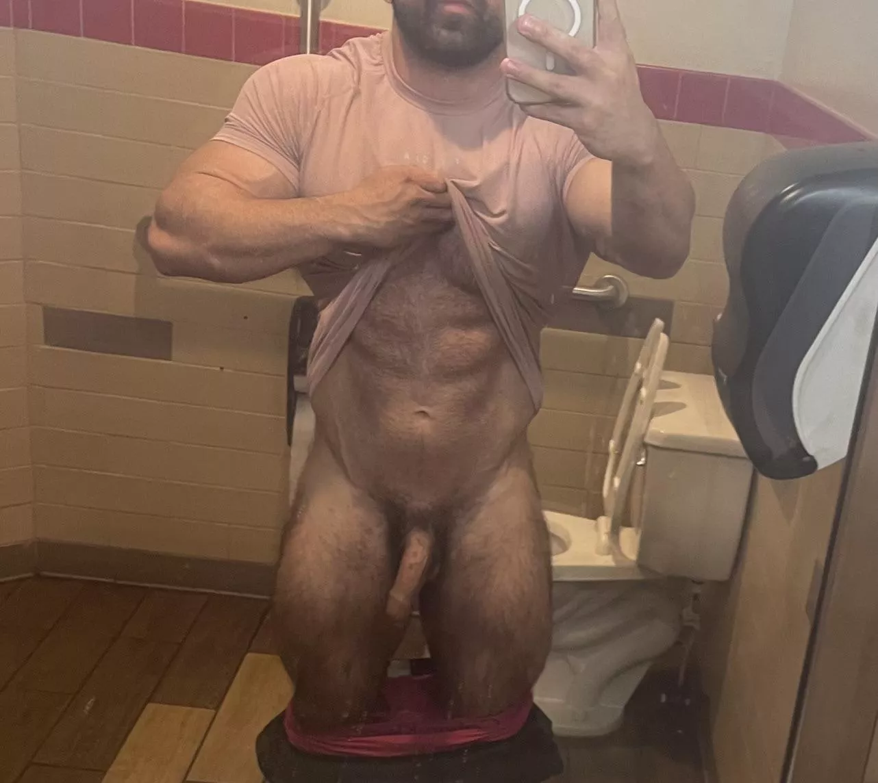 Who wants to get punished in this dirty restroom? [25]