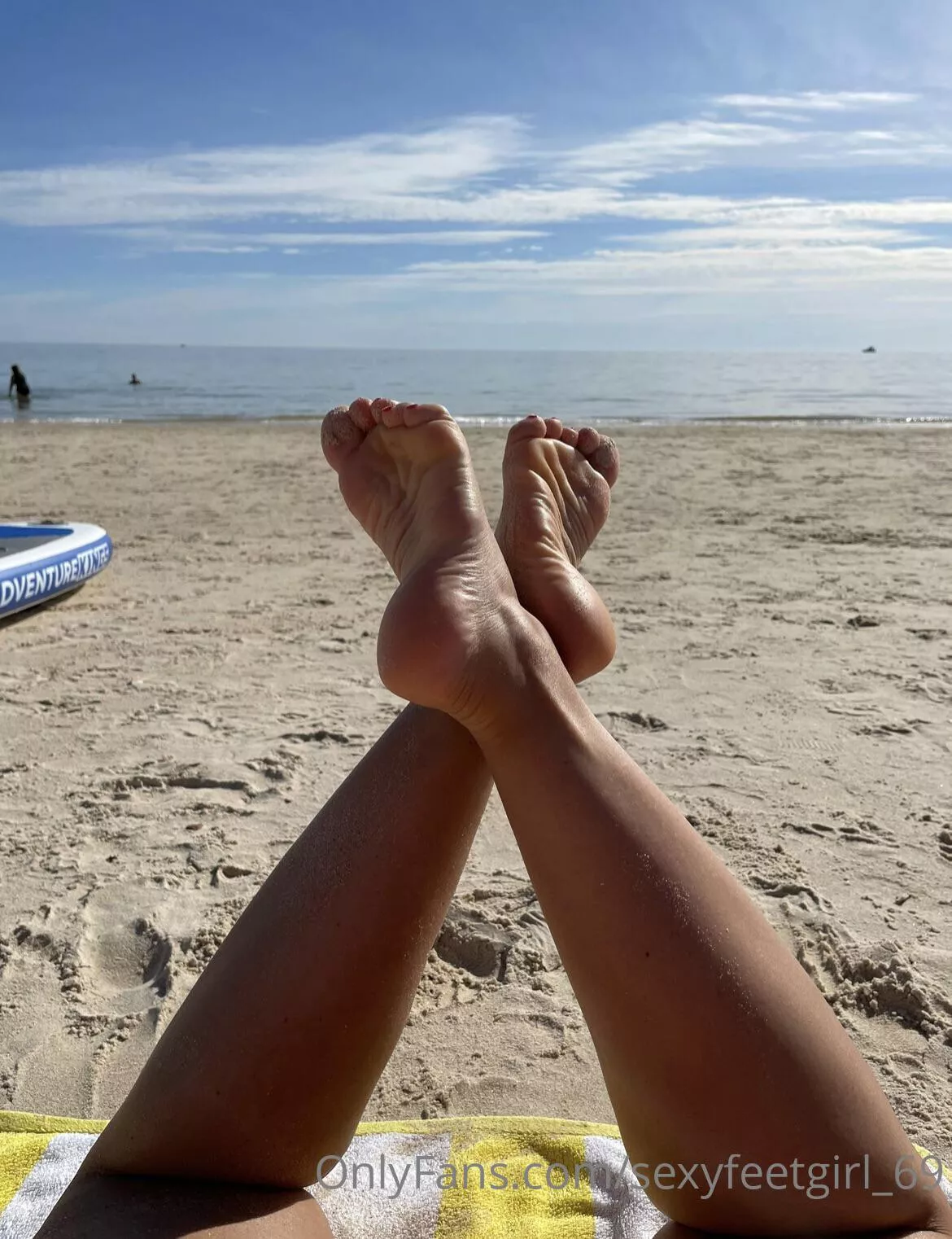 Who wants to join these little feet down at the beach?