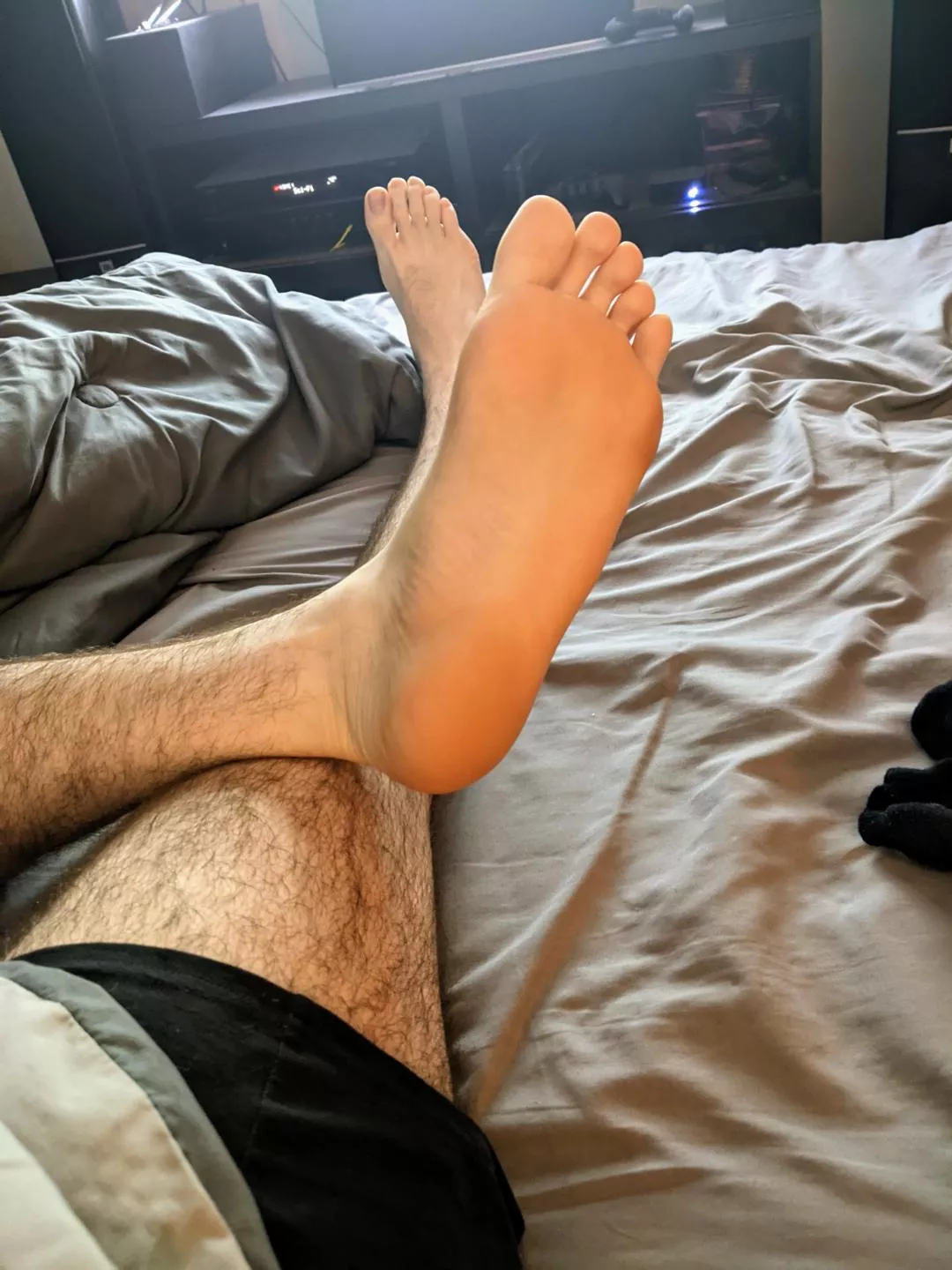 Who wants to lick them while I watch TV?