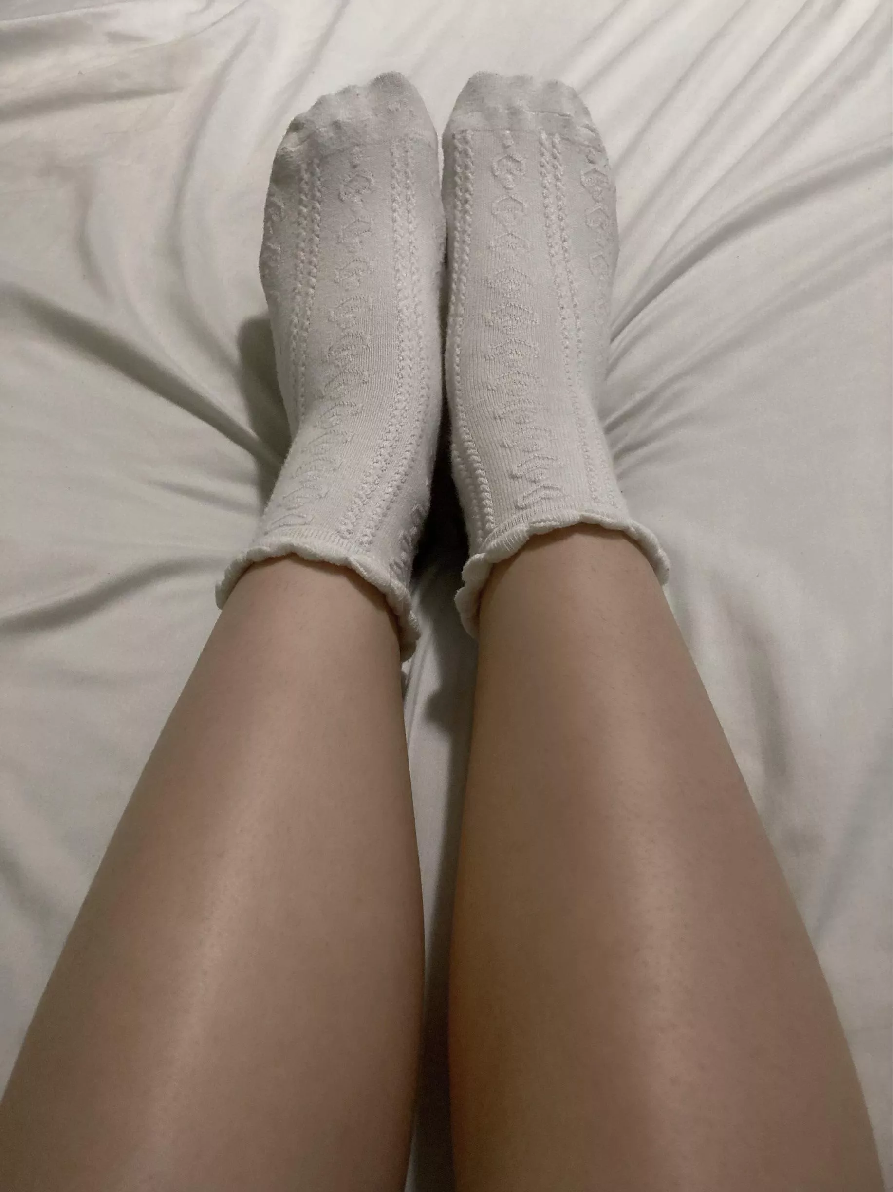 who wants to touch my socks?