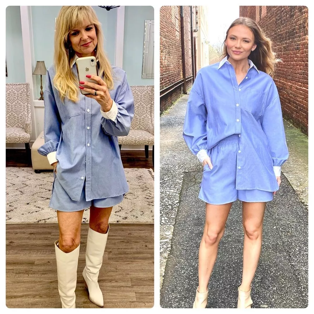 Who wore it better? Mom Denise or daughter Charley?