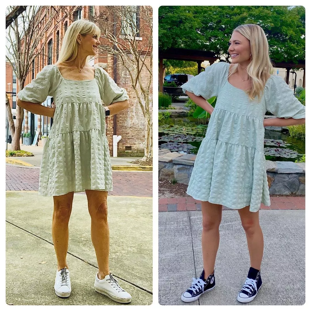 Who wore it better - mom Denise or daughter Charley?