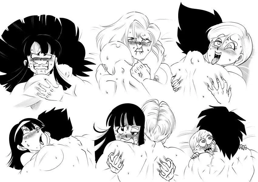 Whos getting the best dick? (Artist Funsexydragonball)