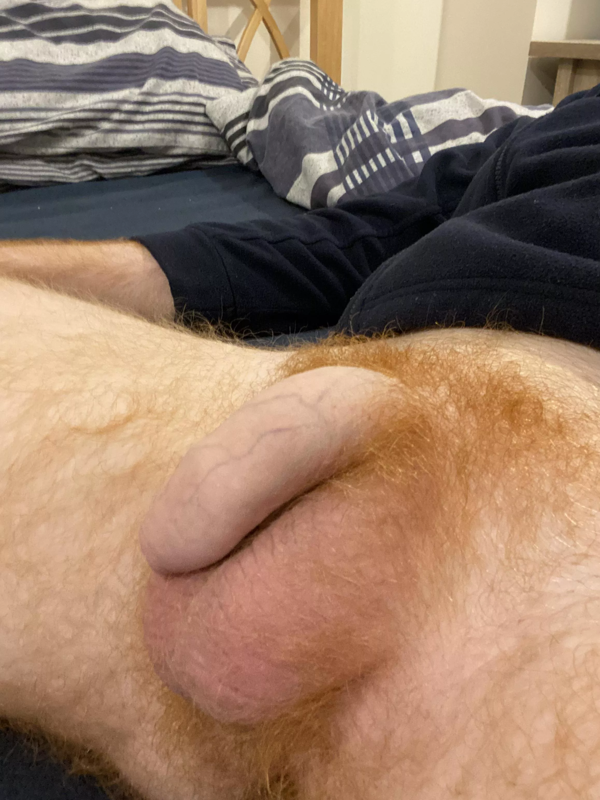 Who’s sucking on my hairy ginger balls 🥴