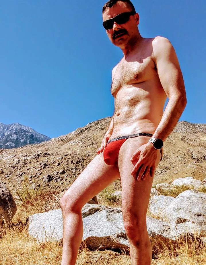 who's up for a sexy hike with dad?