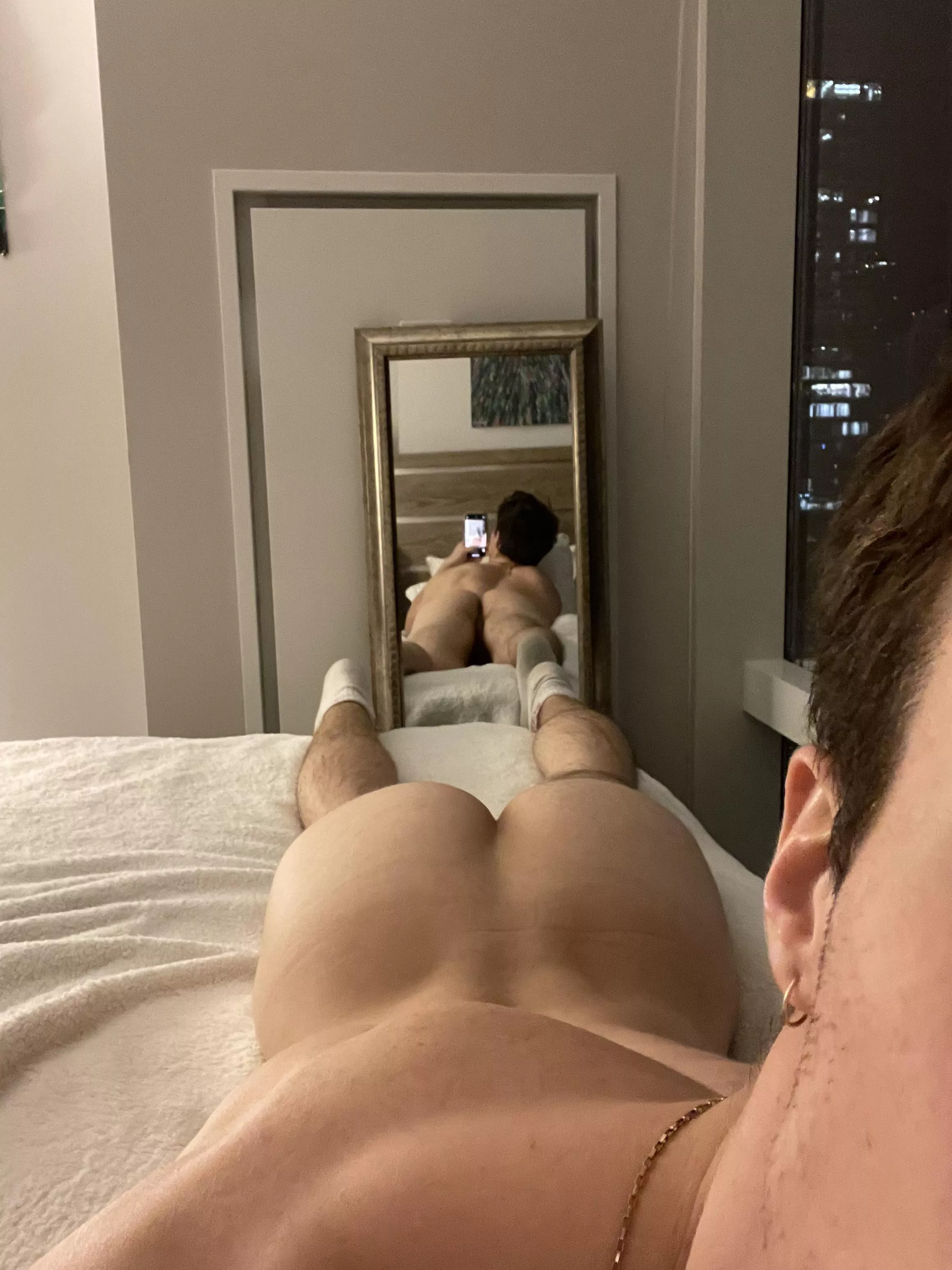 Whose helping me spread these cheeks?