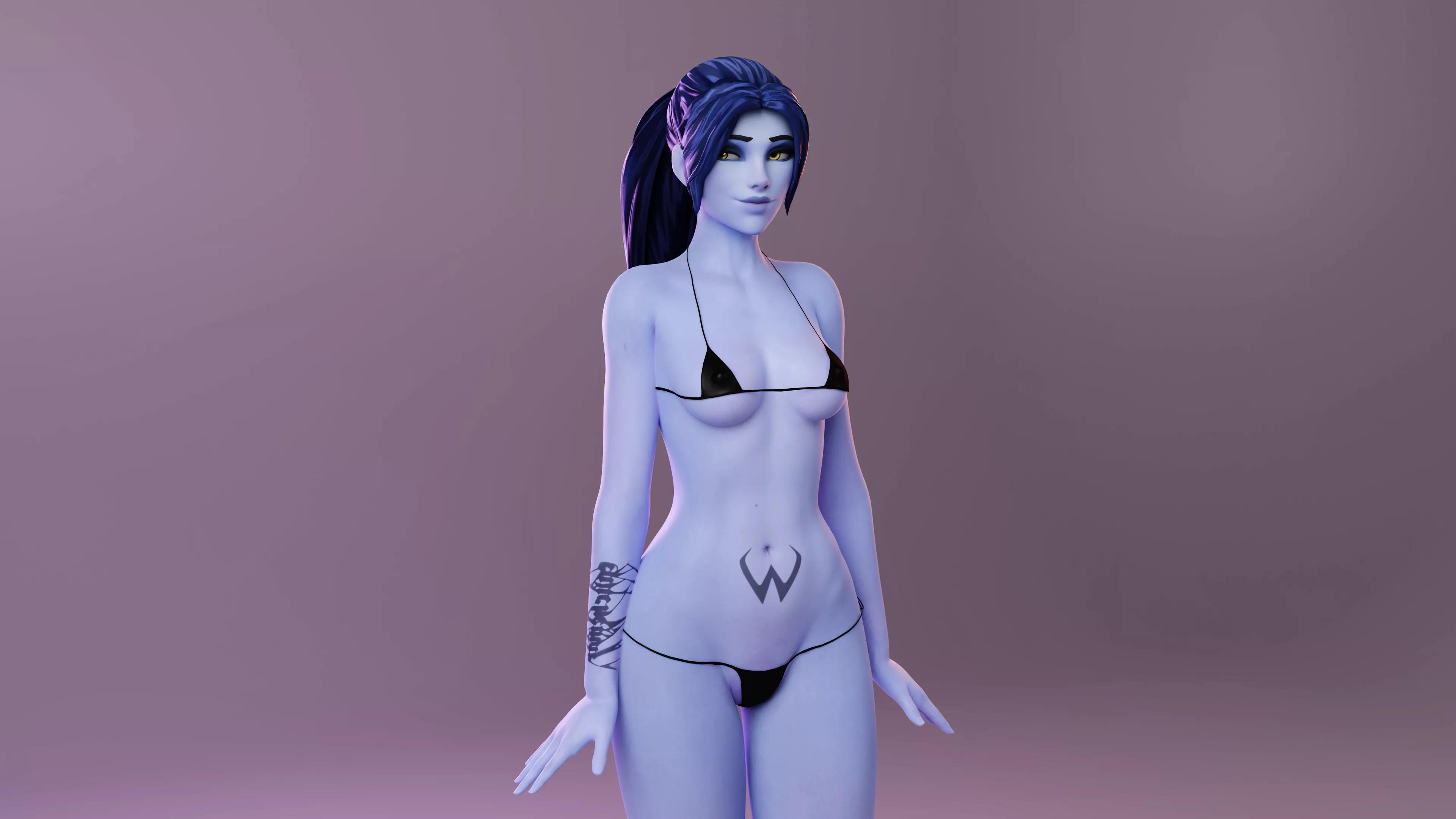 Widowmaker's Skimpy Bikini (MochaRoos) [Overwatch]