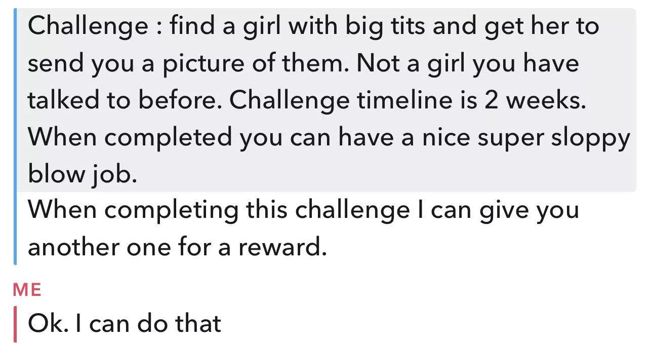 Wife issued me some hot husband challenges. This one should be easy. Let’s see how much she escalates