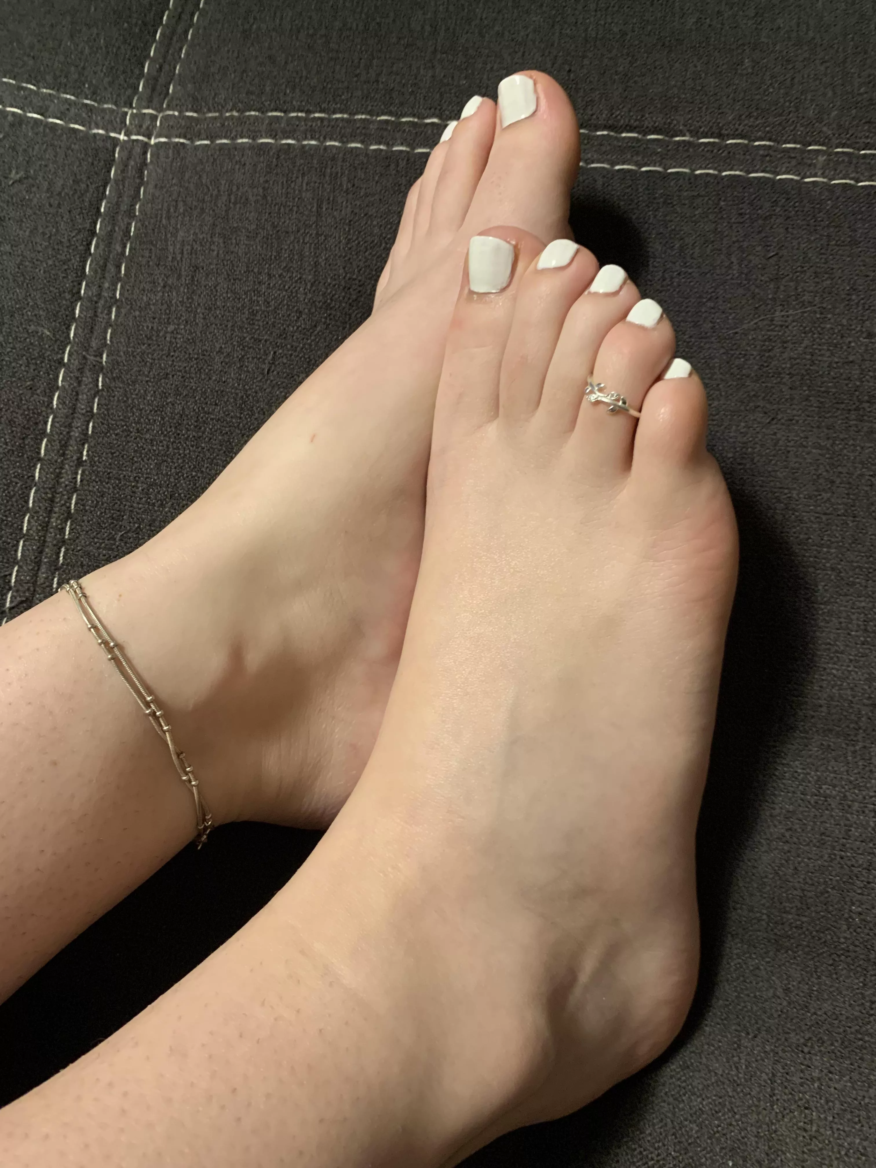 Wife likes to show off her feet